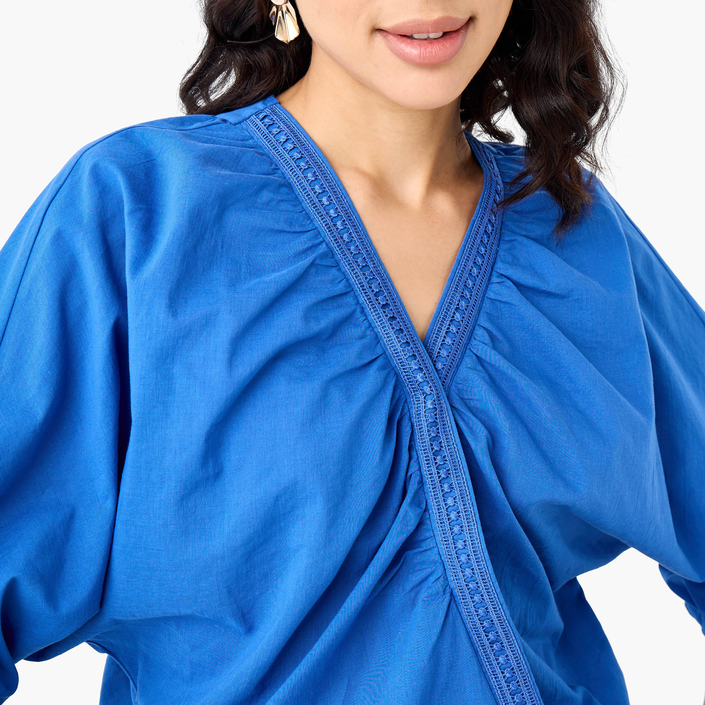 2Xtremz Cotton Top with V-neck-women-clothing-shirtsandblouses-blouses-image-5