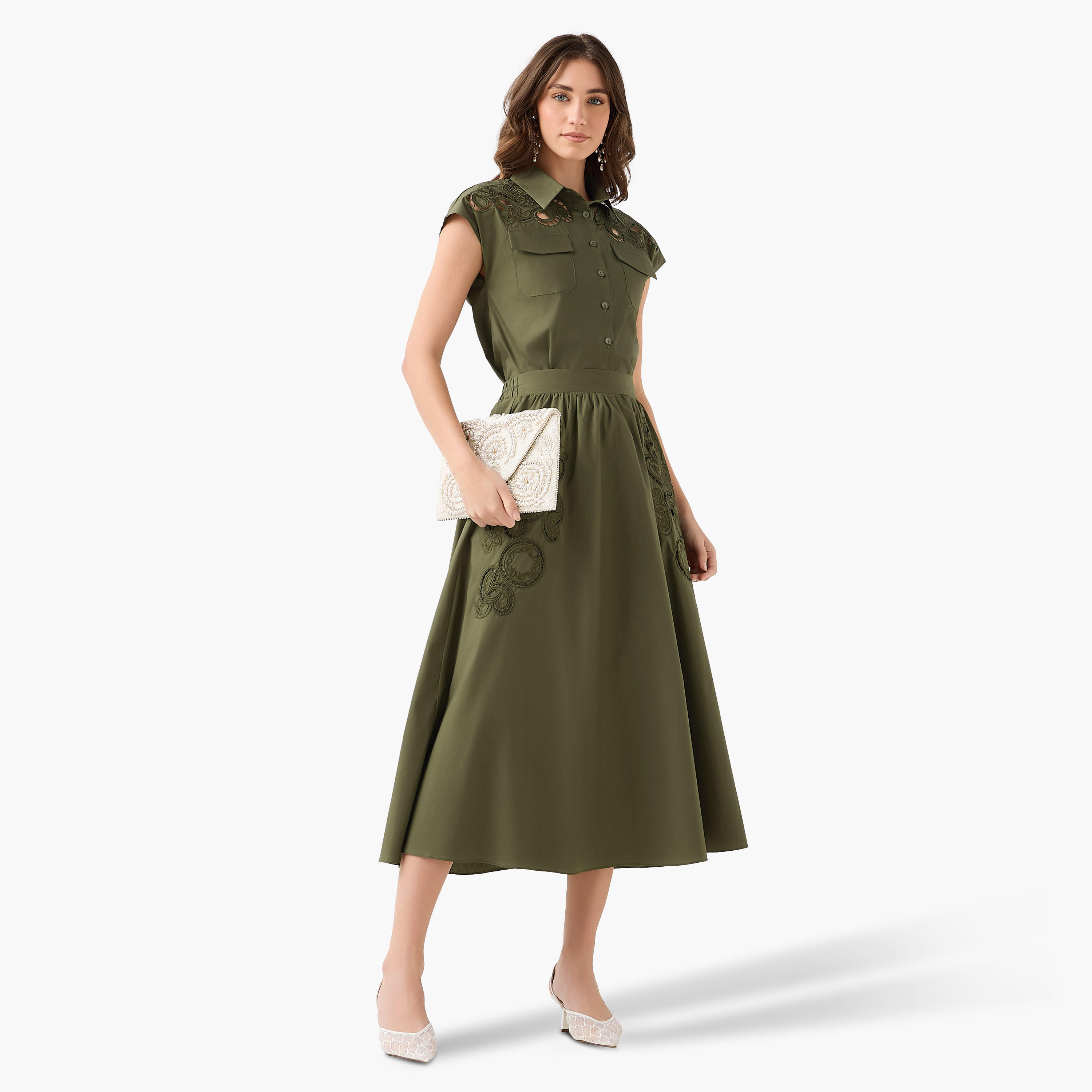 2Xtremz Midi Cotton A-line Skirt with Lace Inserts-women-clothing-bottoms-skirts-image-3