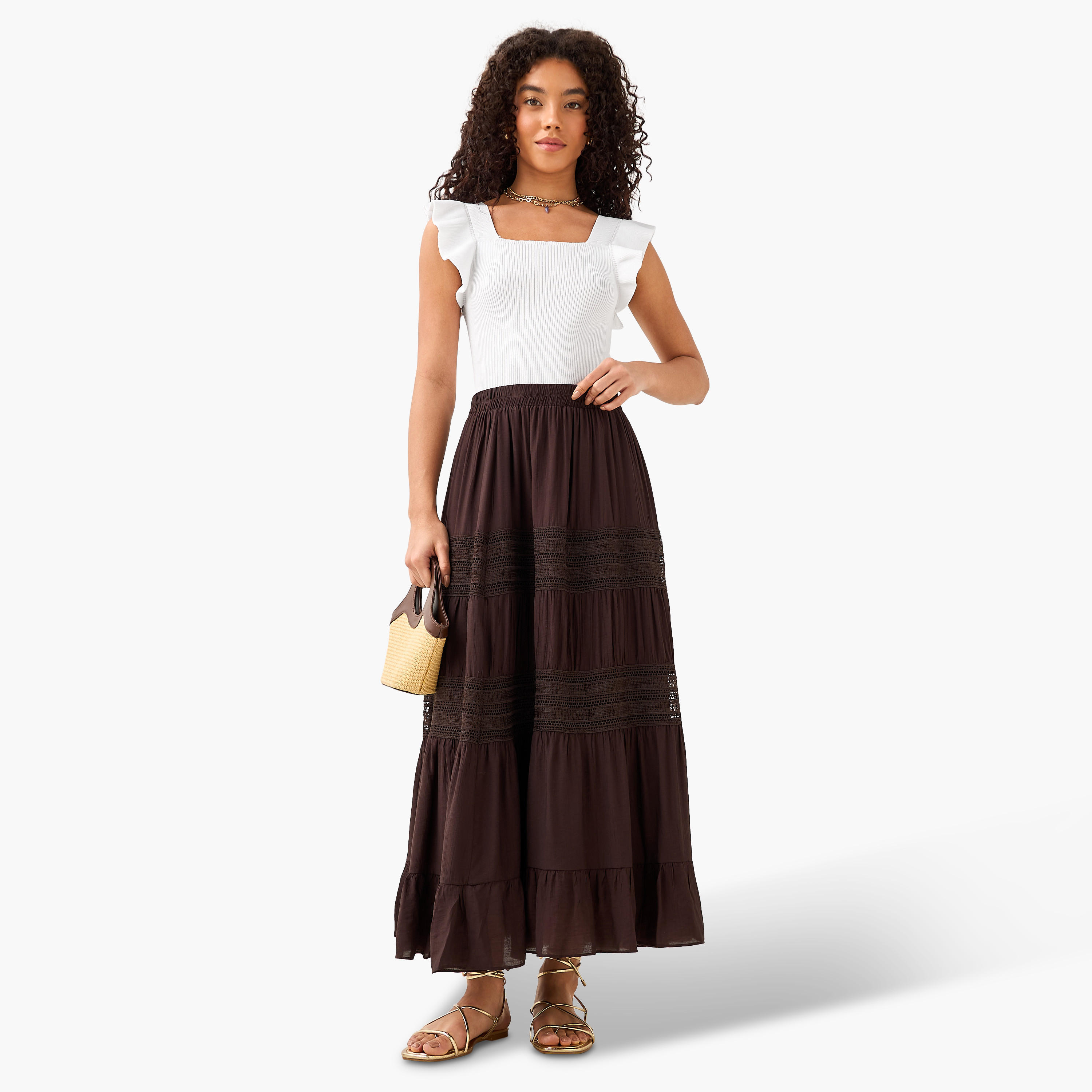 2Xtremz Maxi Skirt with Tiered Design-women-clothing-bottoms-skirts-image-3