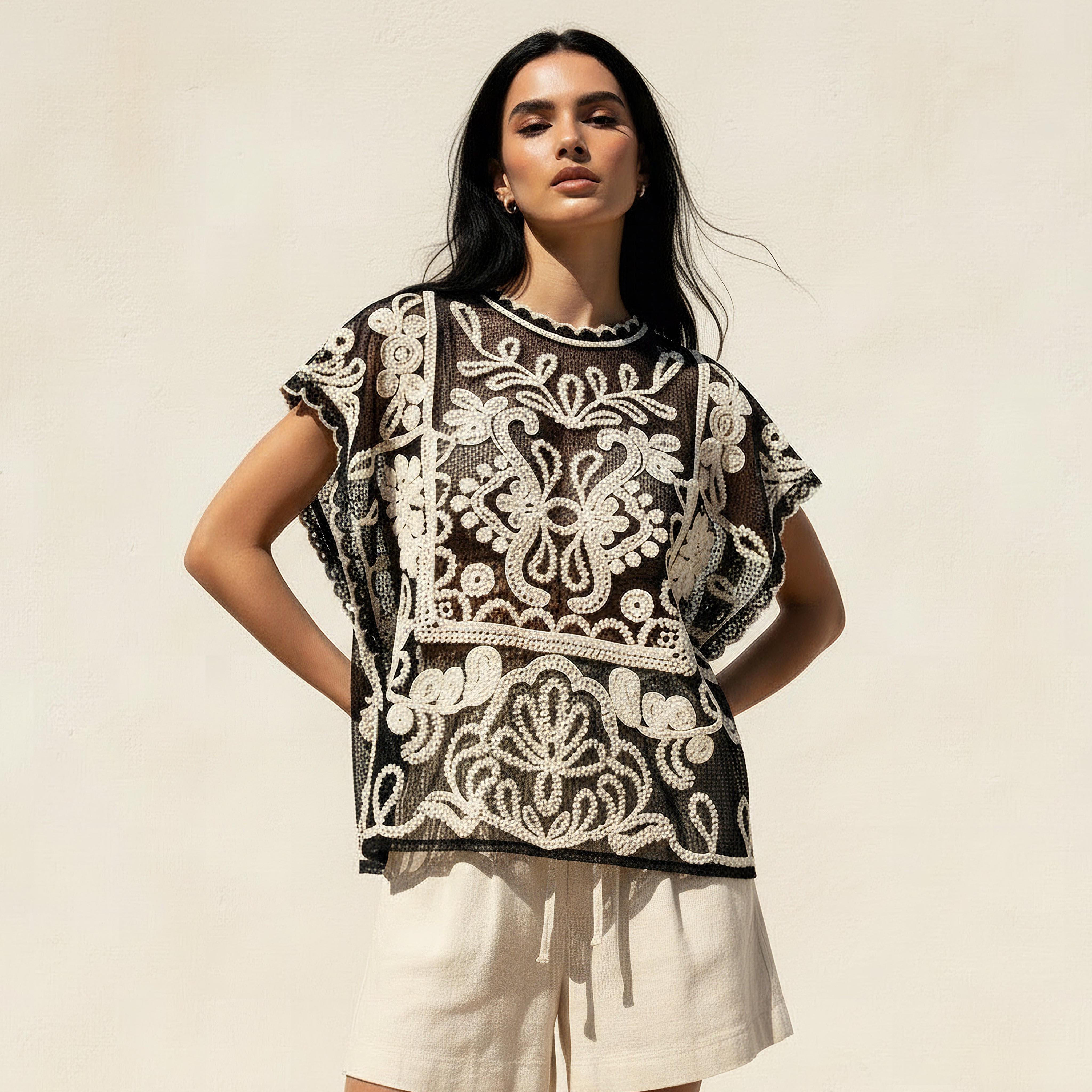 بلوزة بتطريز من تو إكستريمز-women-clothing-shirtsandblouses-blouses-image-1
