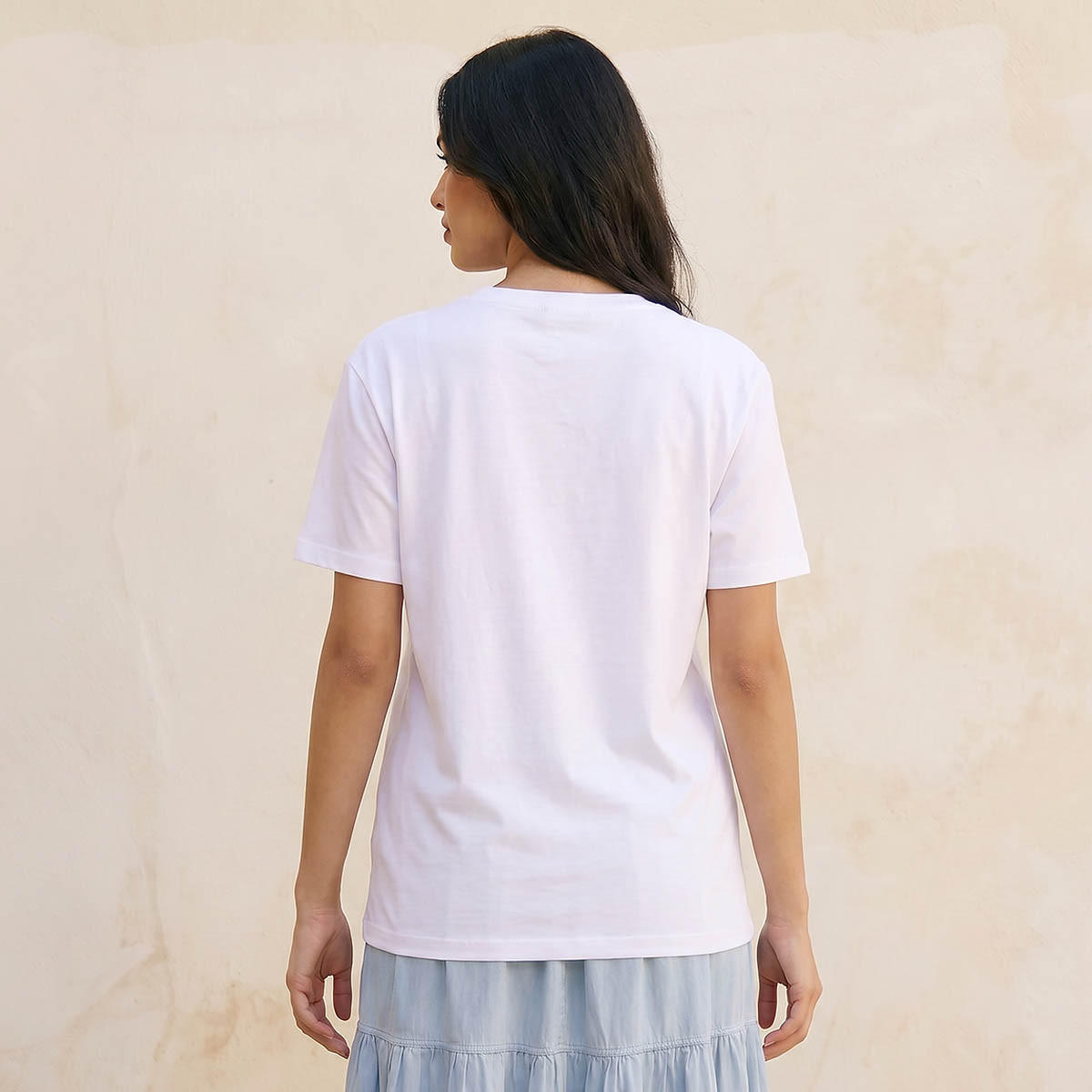 2Xtremz Relaxed Fit Cotton T-shirt with Crochet Detail-women-clothing-tshirts-image-4