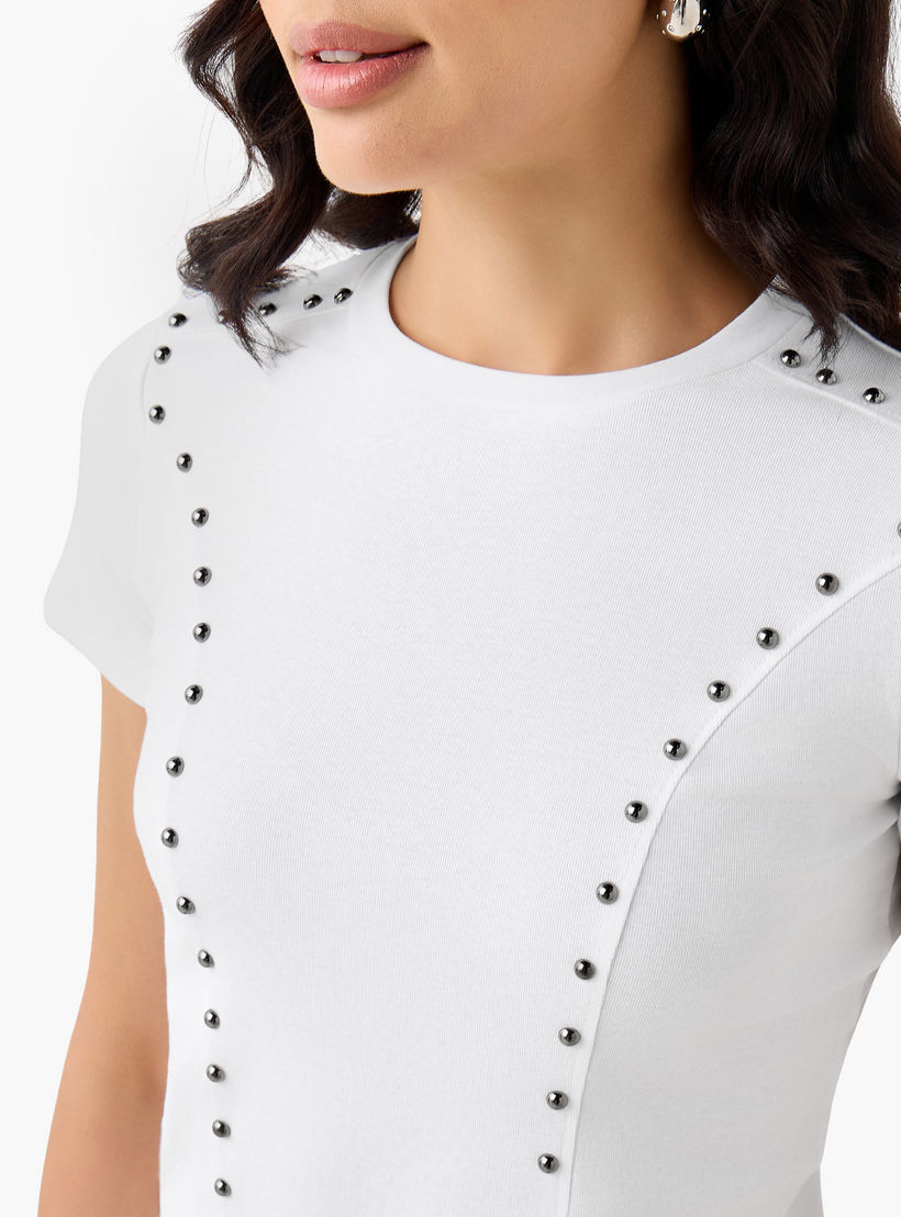 2Xtremz T-shirt with Embellished Detail-women-clothing-tshirts-image-5