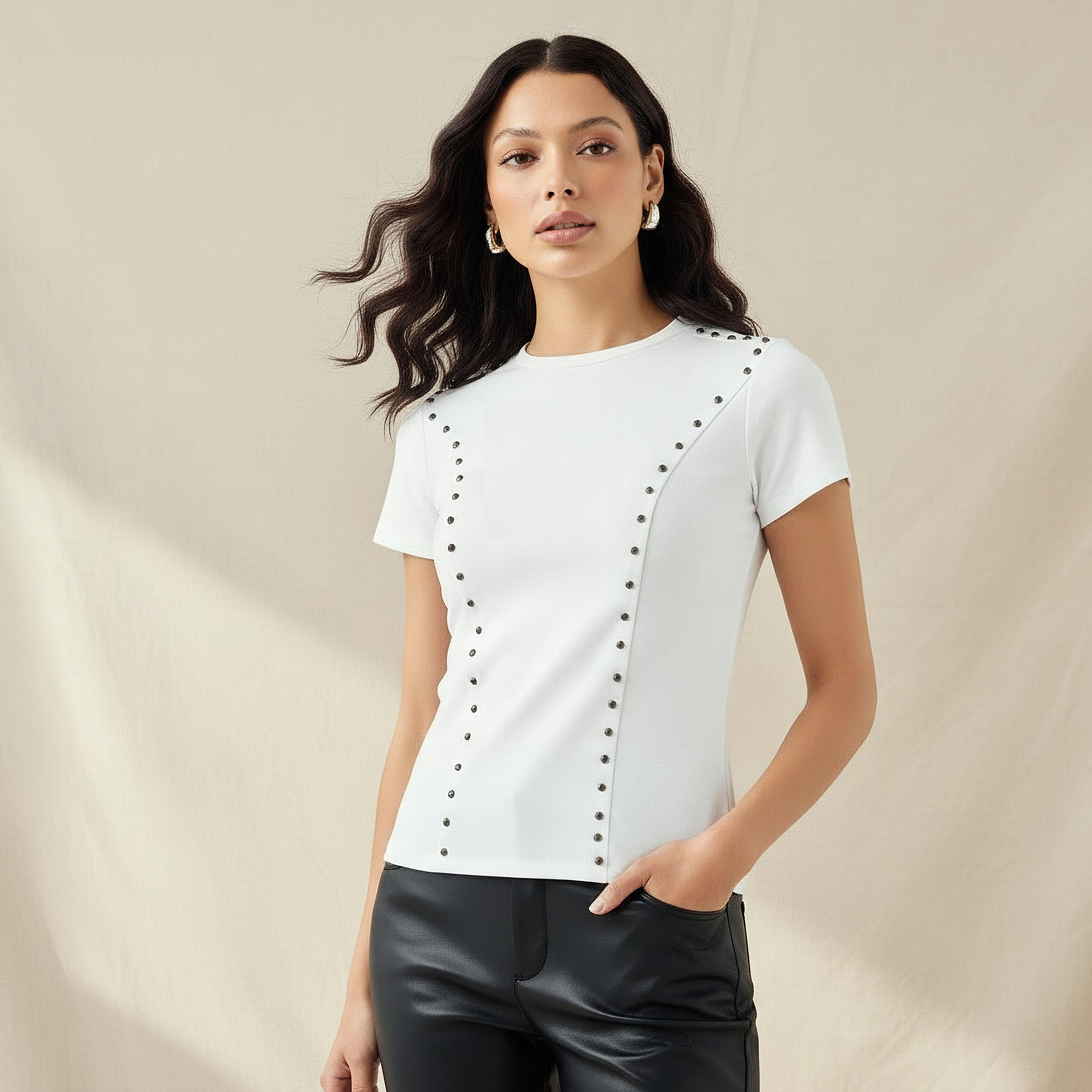 2Xtremz T-shirt with Embellished Detail-women-clothing-tshirts-image-1