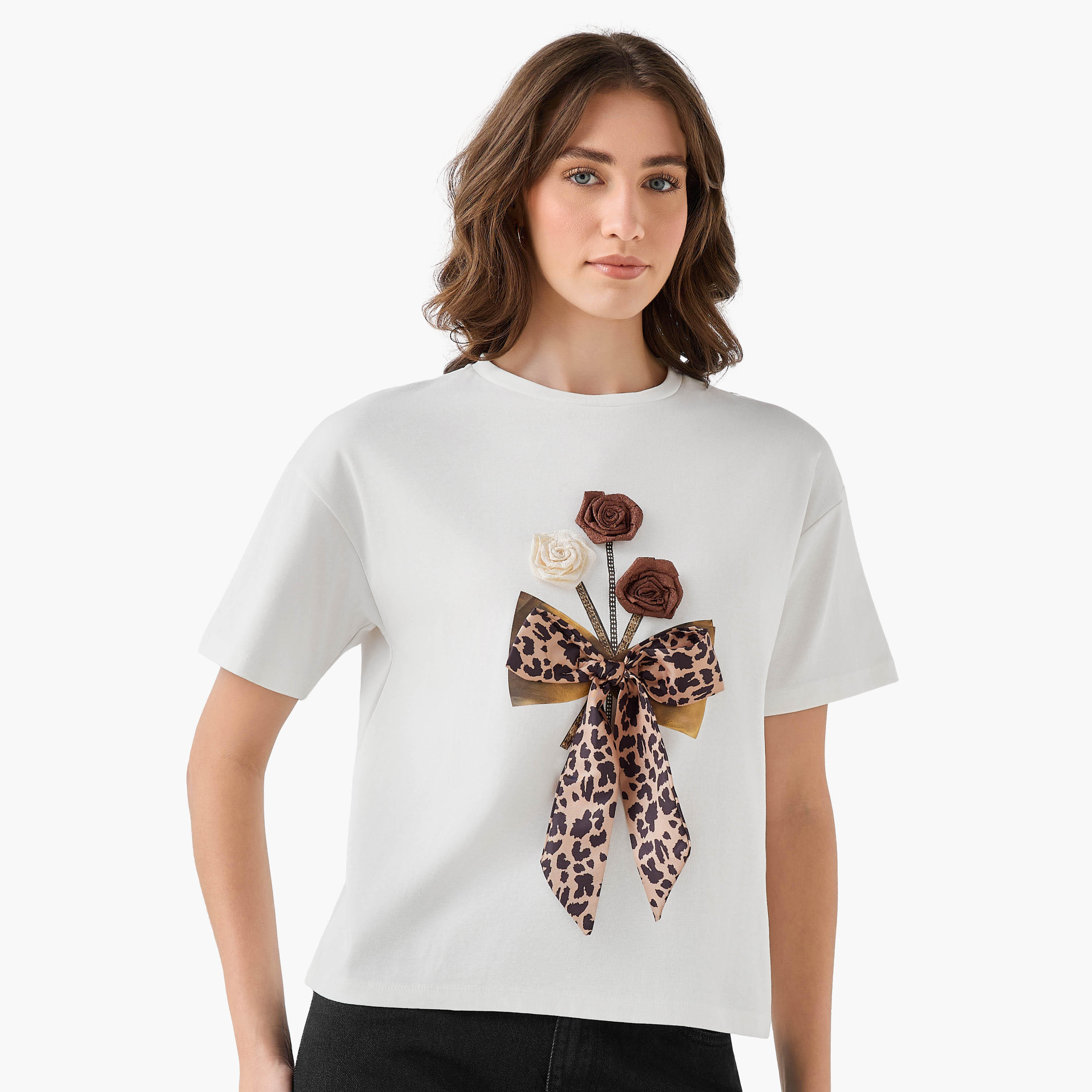2Xtremz T-shirt with Embellished Detail-women-clothing-tshirts-image-2