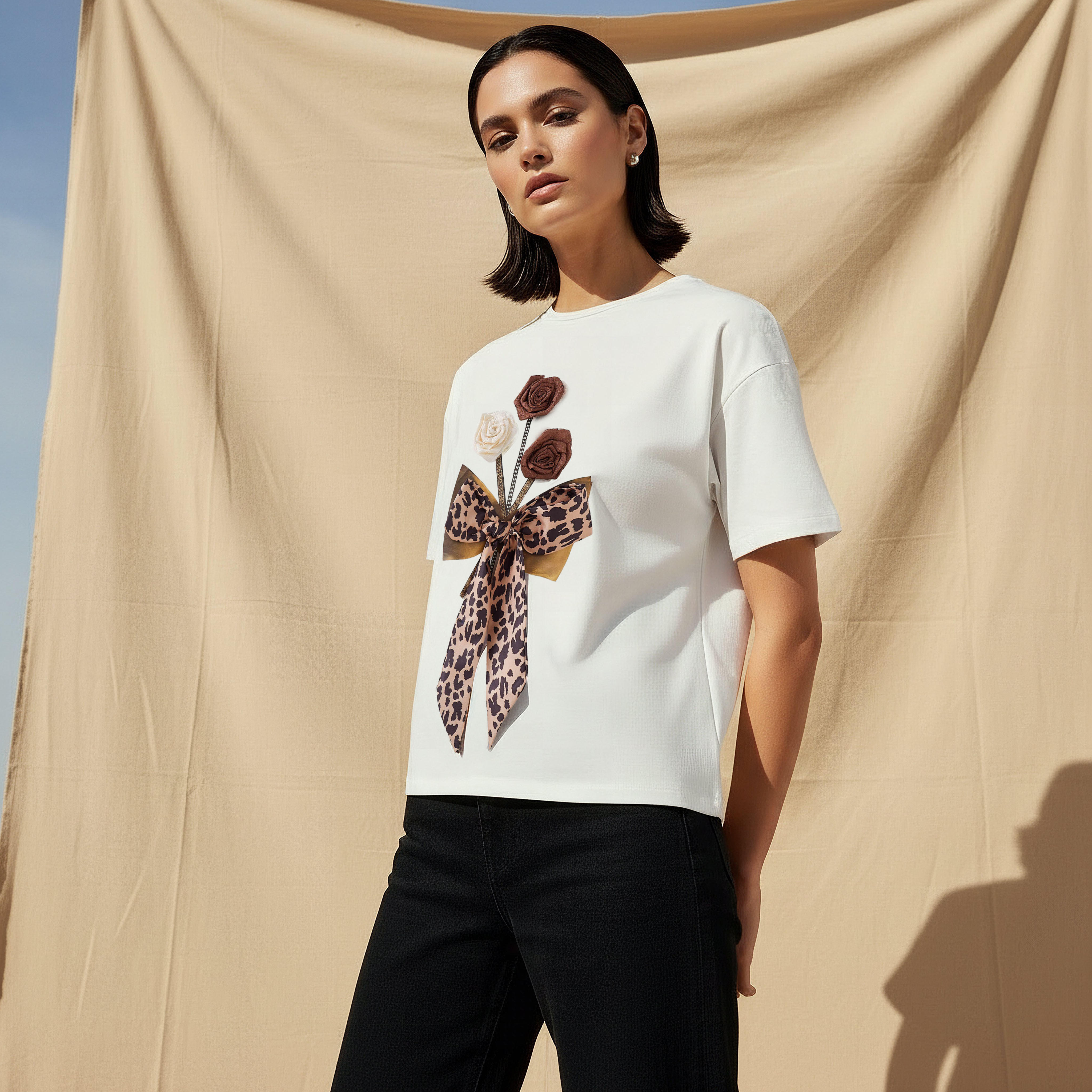 2Xtremz T-shirt with Embellished Detail-women-clothing-tshirts-image-1