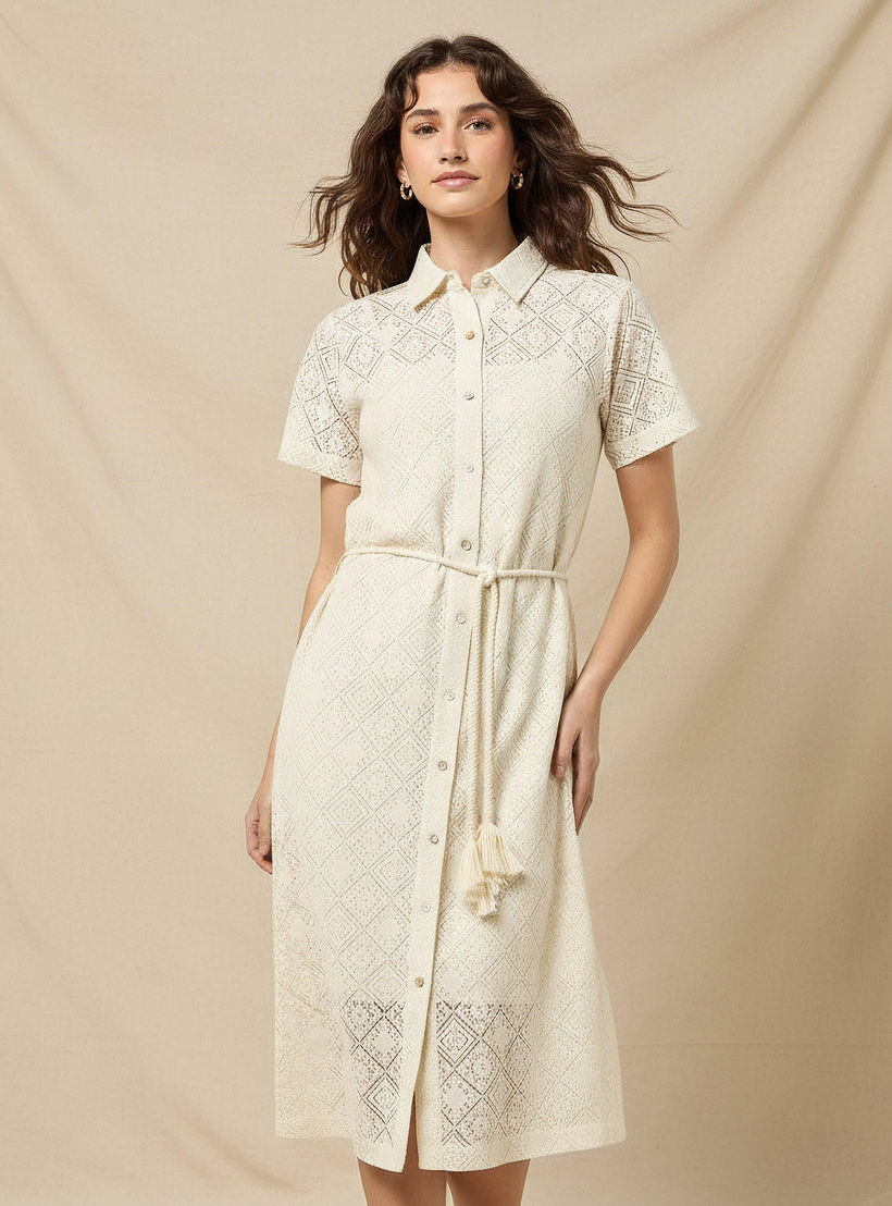 فستان قميص دانتيل للنساء من تو إكستريمز-women-clothing-dresses-image-1