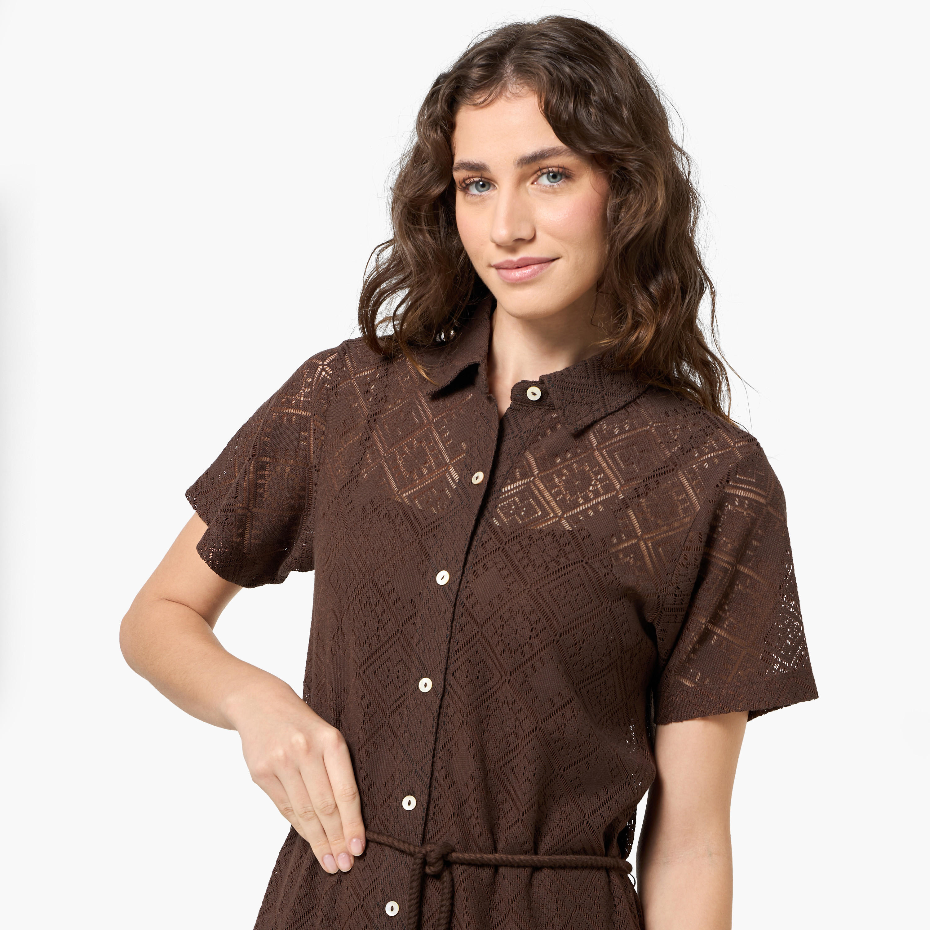فستان قميص دانتيل للنساء من تو إكستريمز-women-clothing-dresses-image-7
