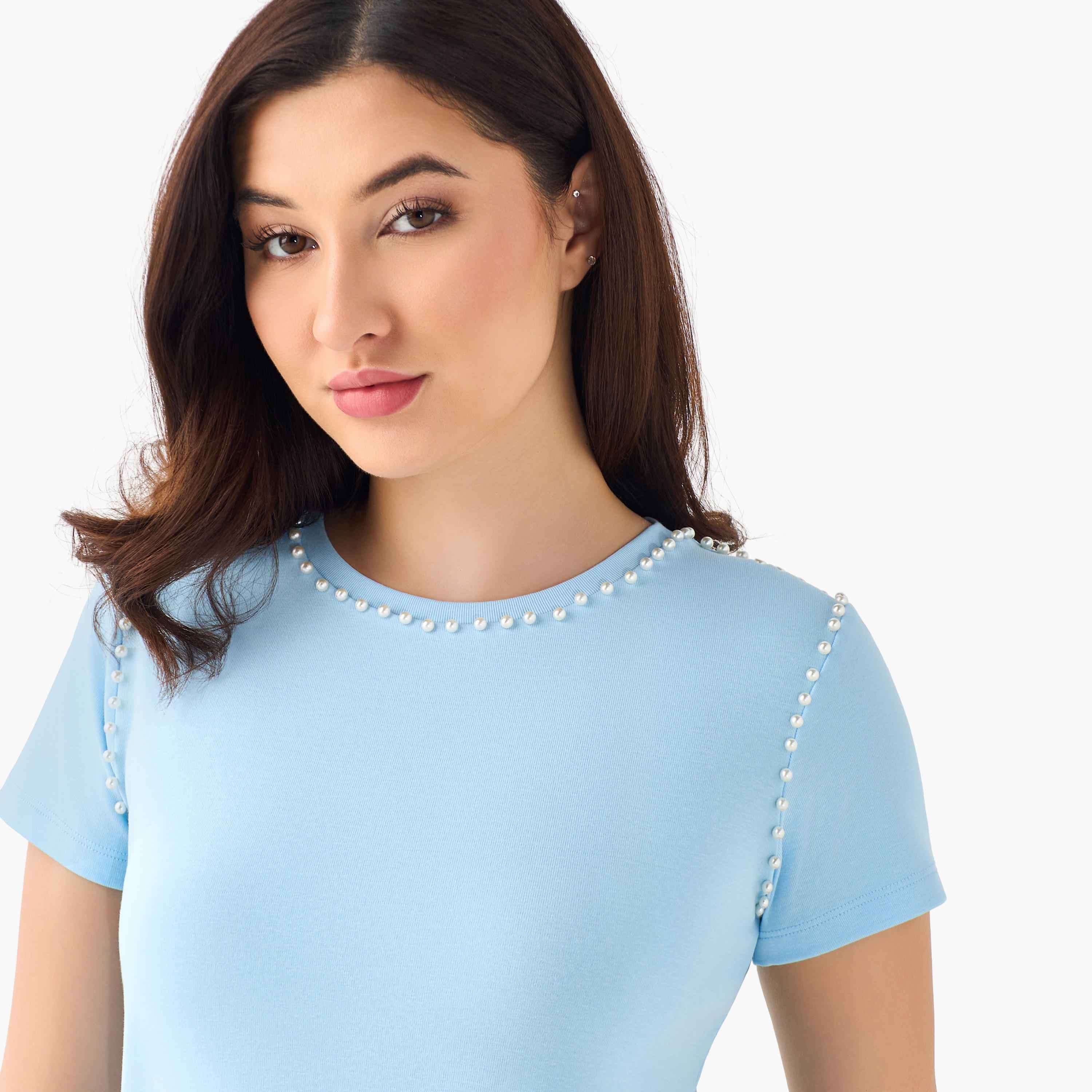 2Xtremz T-shirt with Pearl Embellishment-women-clothing-tshirts-image-8
