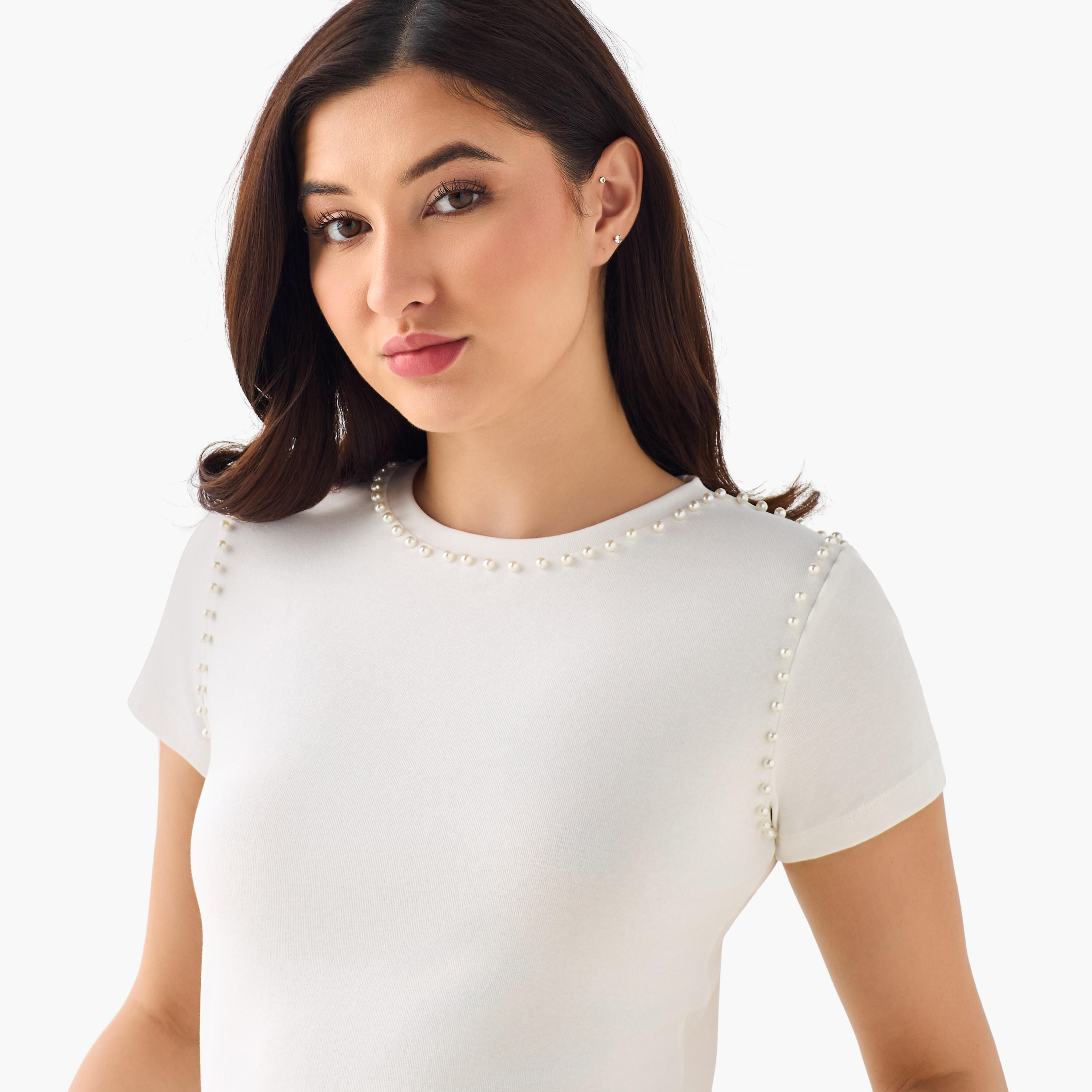 2Xtremz T-shirt with Pearl Embellishment-women-clothing-tshirts-image-7