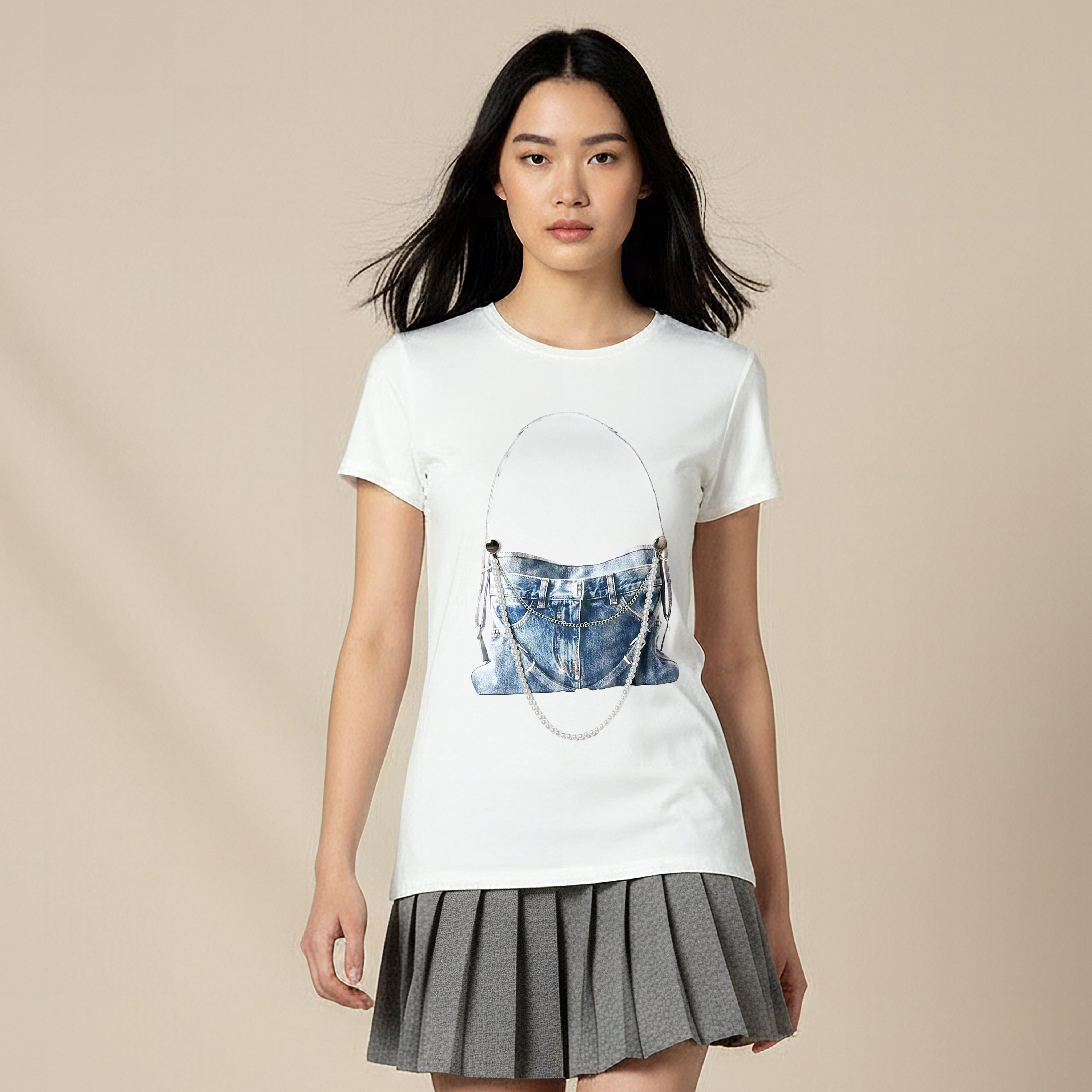 تيشيرت بتزيينات لؤلؤ من تو إكستريمز-women-clothing-tshirts-image-1