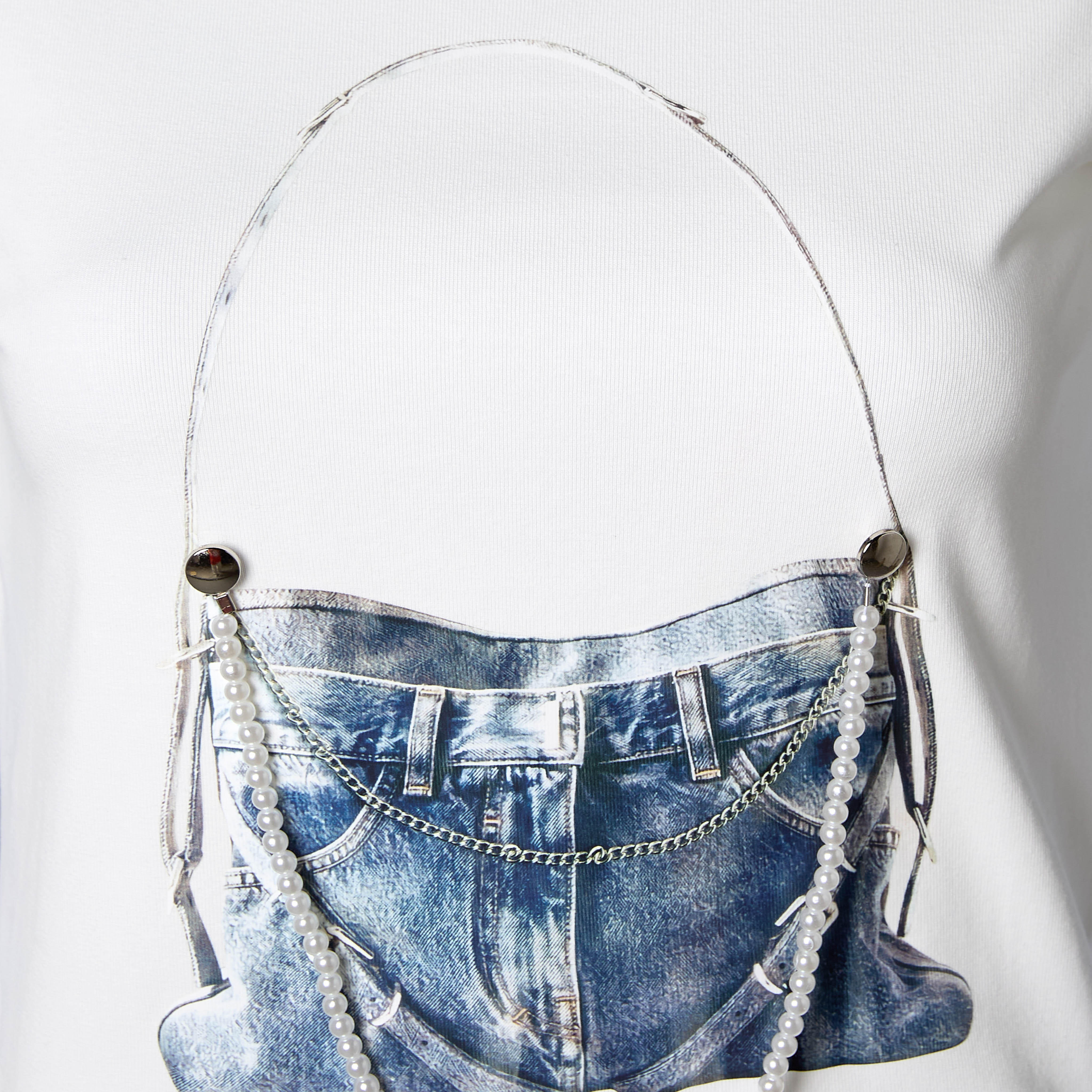 تيشيرت بتزيينات لؤلؤ من تو إكستريمز-women-clothing-tshirts-image-2