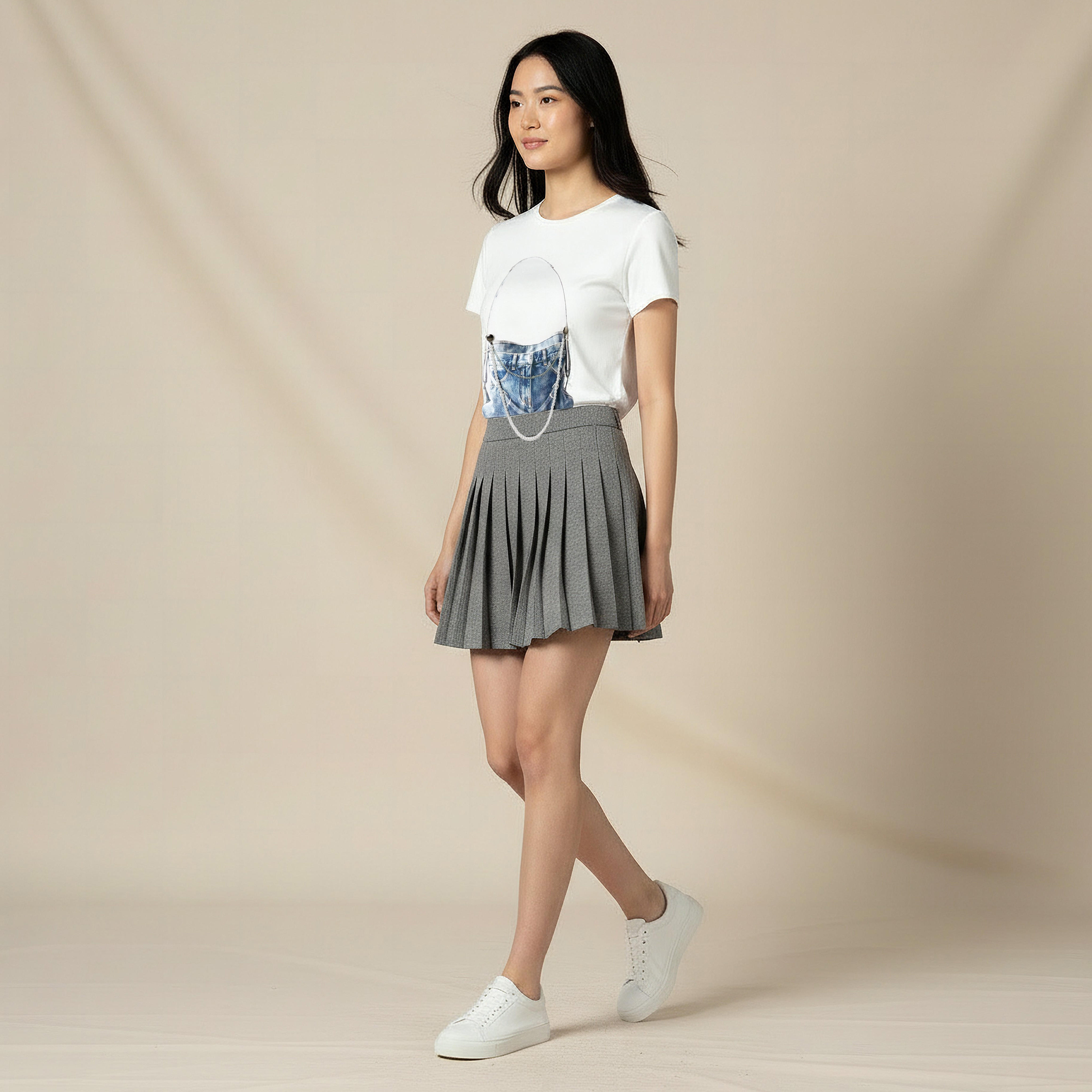 تيشيرت بتزيينات لؤلؤ من تو إكستريمز-women-clothing-tshirts-image-5