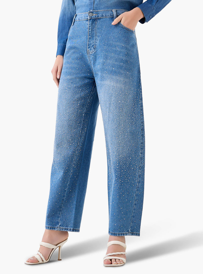 2Xtremz Mid-Rise Jeans with Embellished Detail-women-clothing-bottoms-jeans-image-3