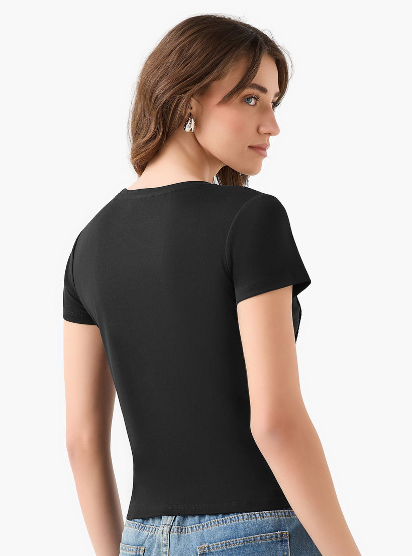 تيشيرت مزين من تو إكستريمز-women-clothing-tshirts-image-5