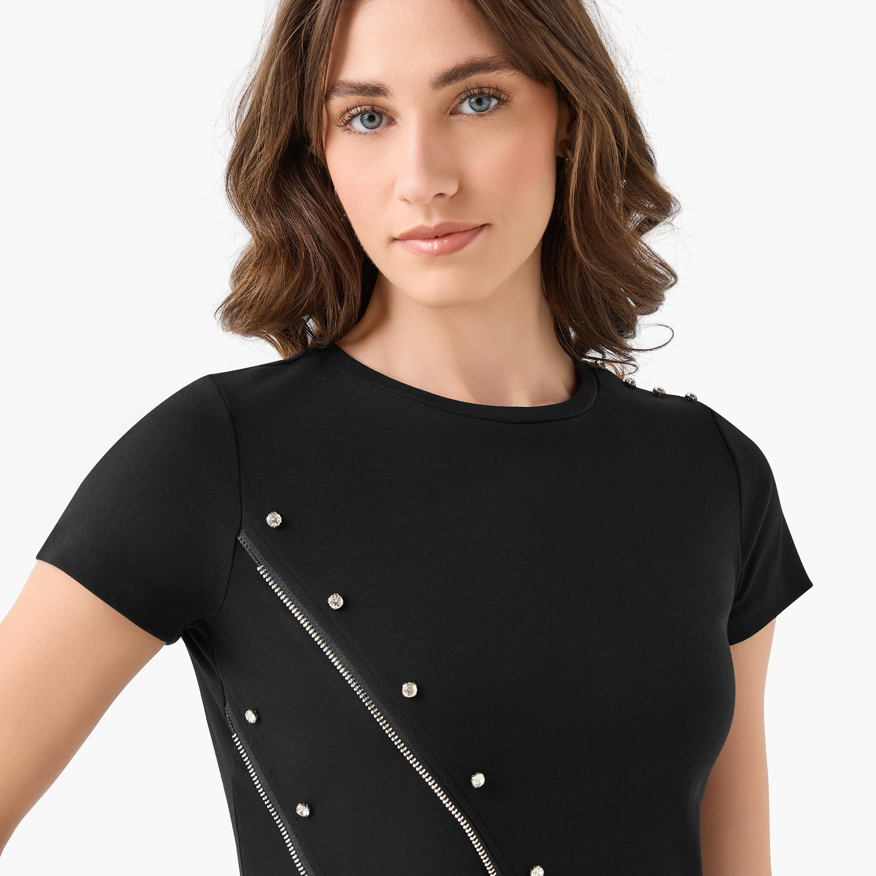 تيشيرت مزين من تو إكستريمز-women-clothing-tshirts-image-6
