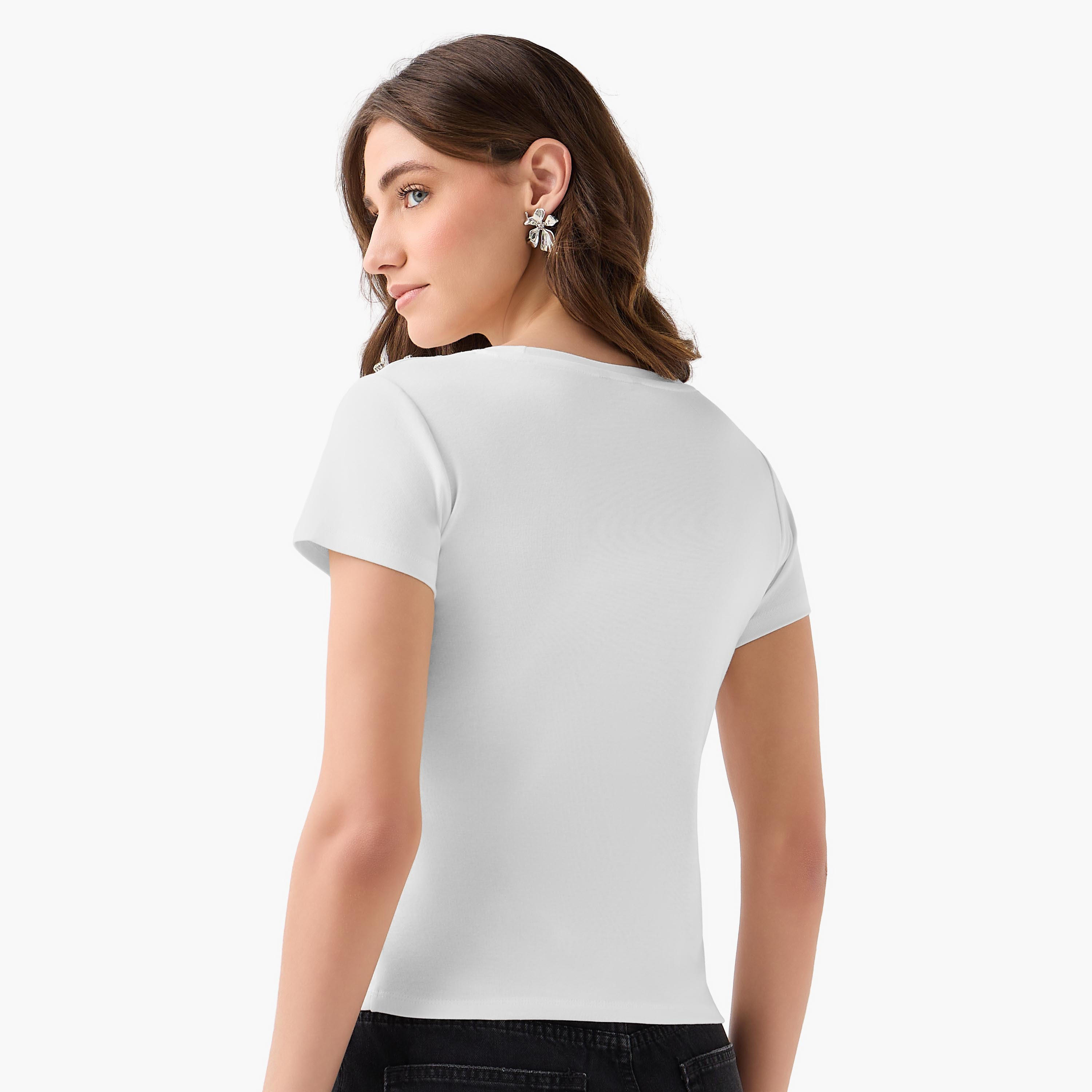 2Xtremz T-shirt with Embellished Detail-women-clothing-tshirts-image-3