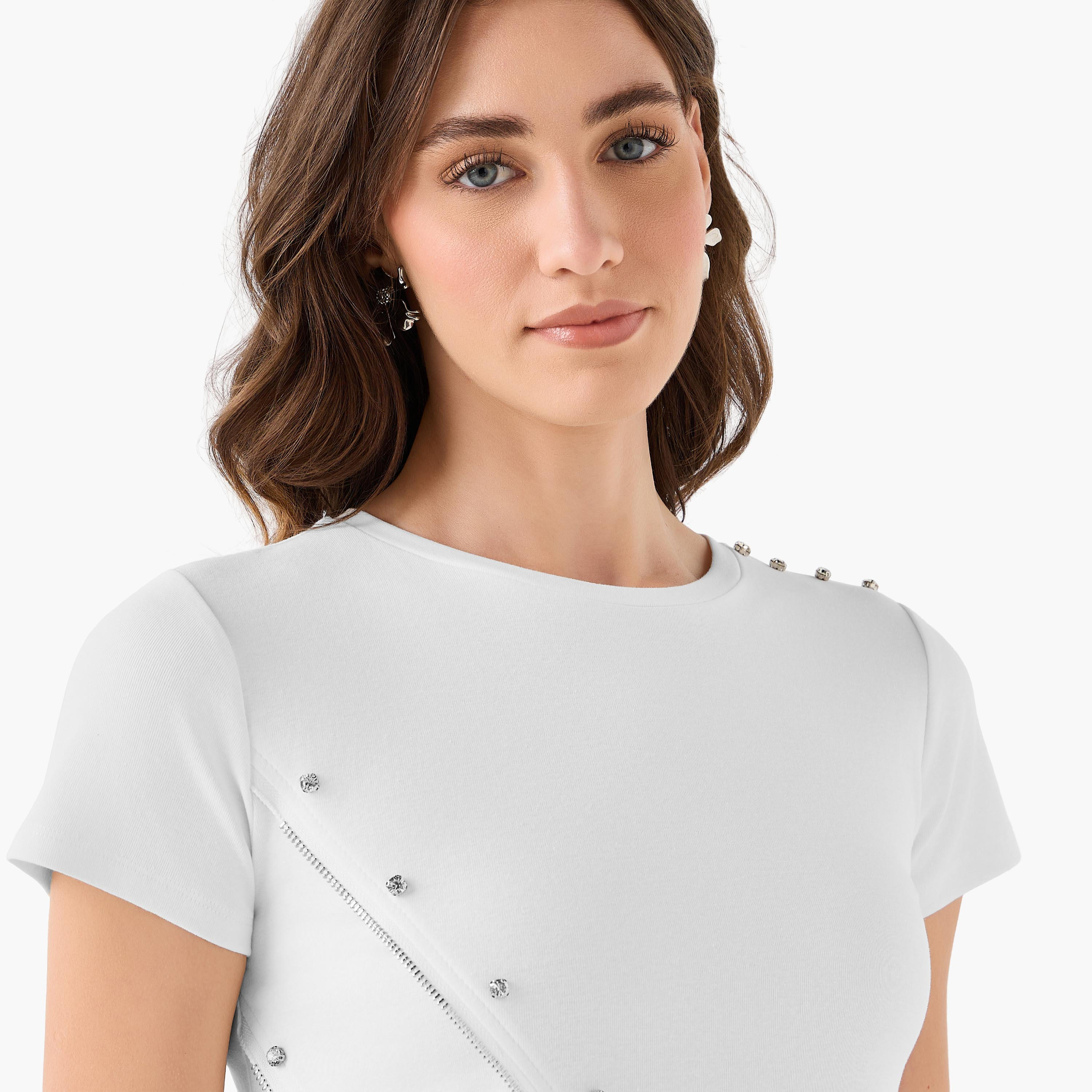 2Xtremz T-shirt with Embellished Detail-women-clothing-tshirts-image-4