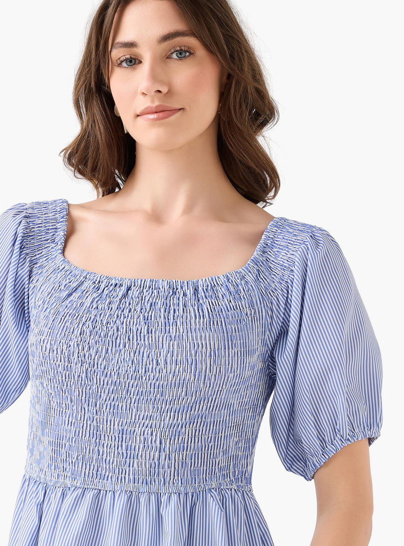 فستان ميدي بتطريز على الحافة من تو إكستريمز-women-clothing-dresses-image-7