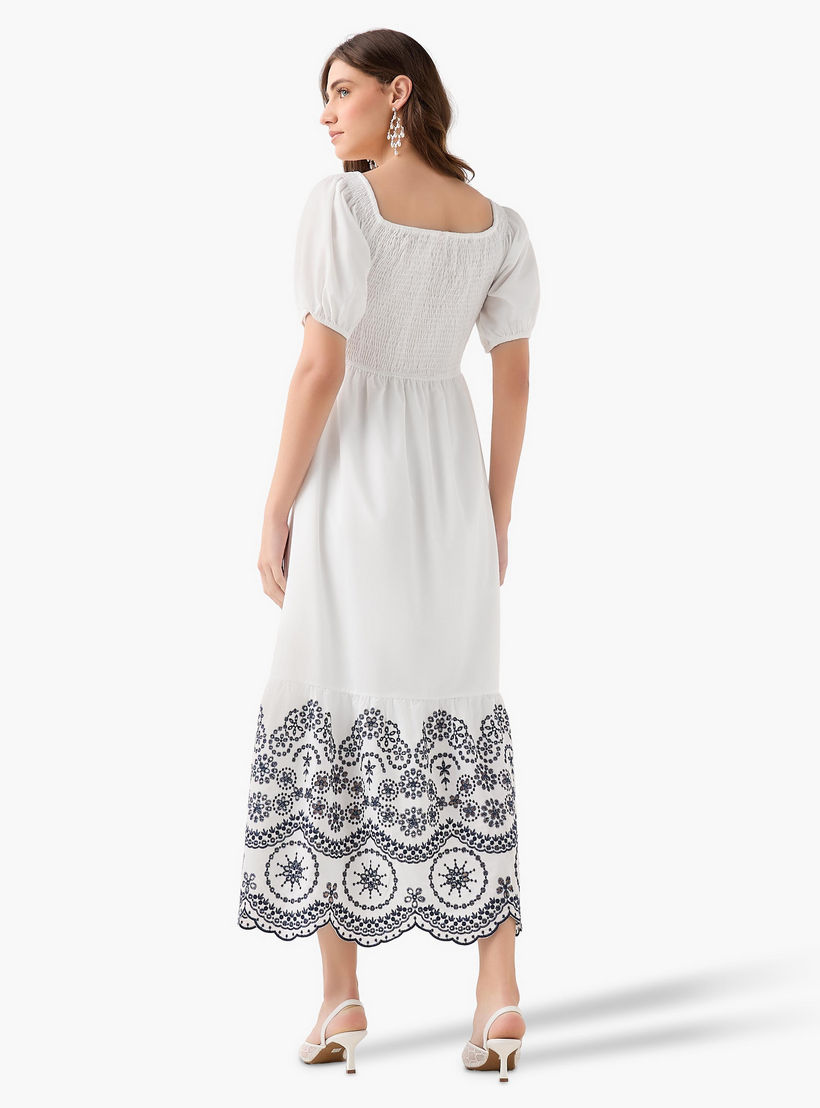 فستان ميدي بتطريز على الحافة من تو إكستريمز-women-clothing-dresses-image-5