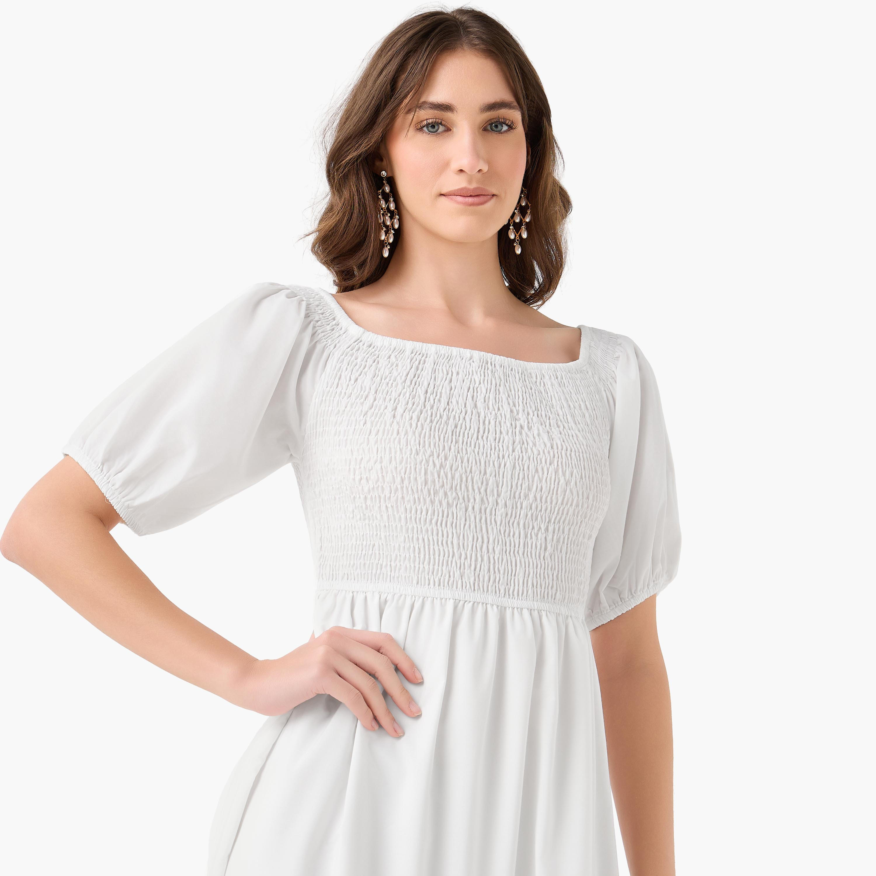فستان ميدي بتطريز على الحافة من تو إكستريمز-women-clothing-dresses-image-6