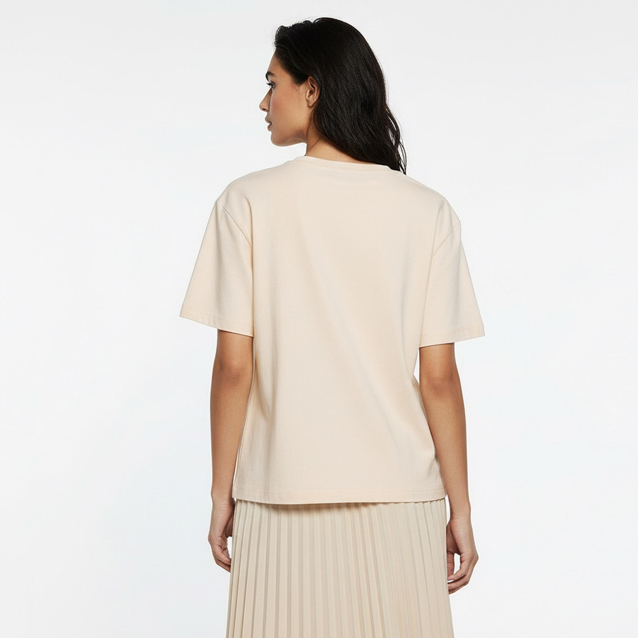 تيشيرت قطن بتطريز كروشيه-women-clothing-tshirts-image-1