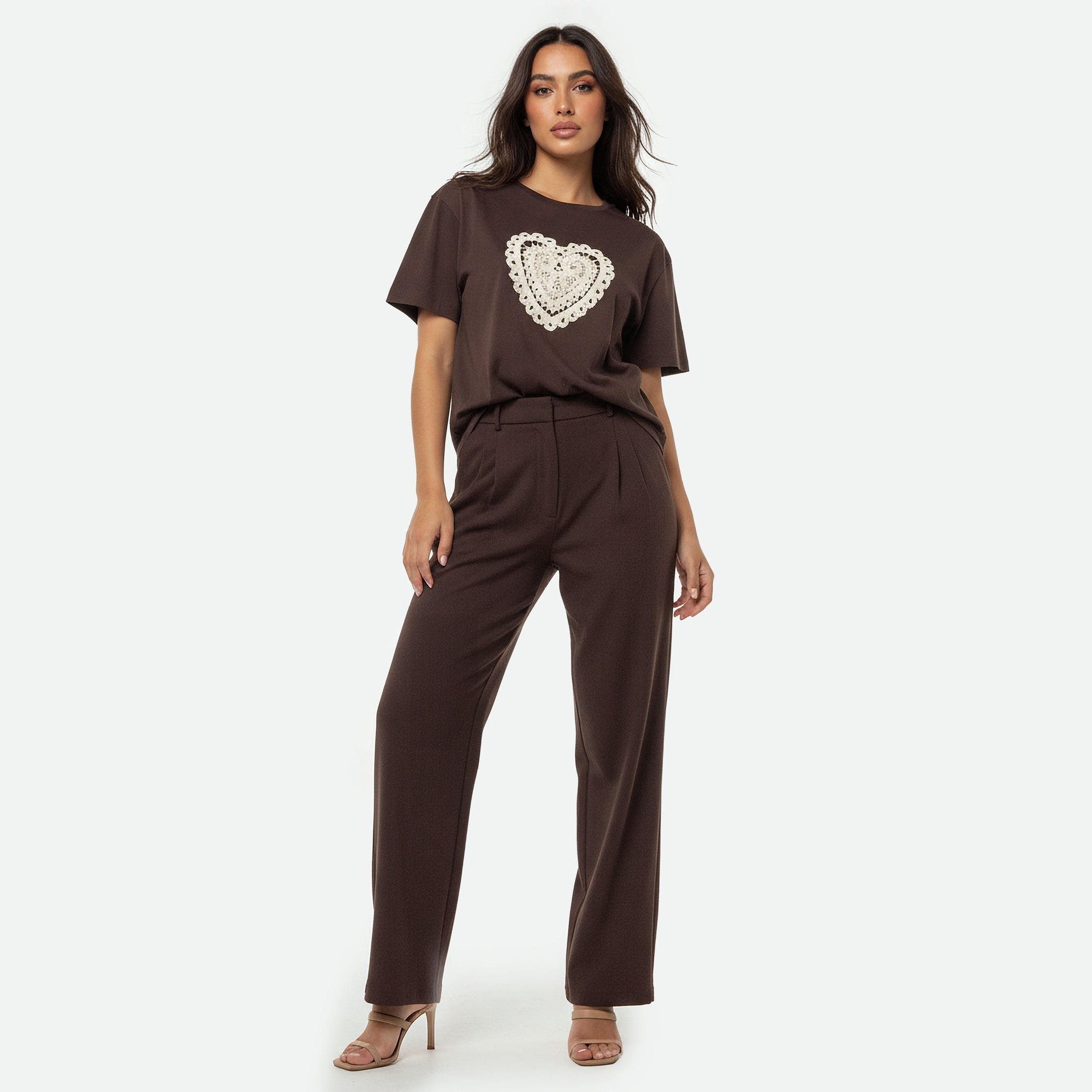 2Xtremz Regular Fit Cotton T-shirt with Crochet Detail-women-clothing-tshirts-image-3