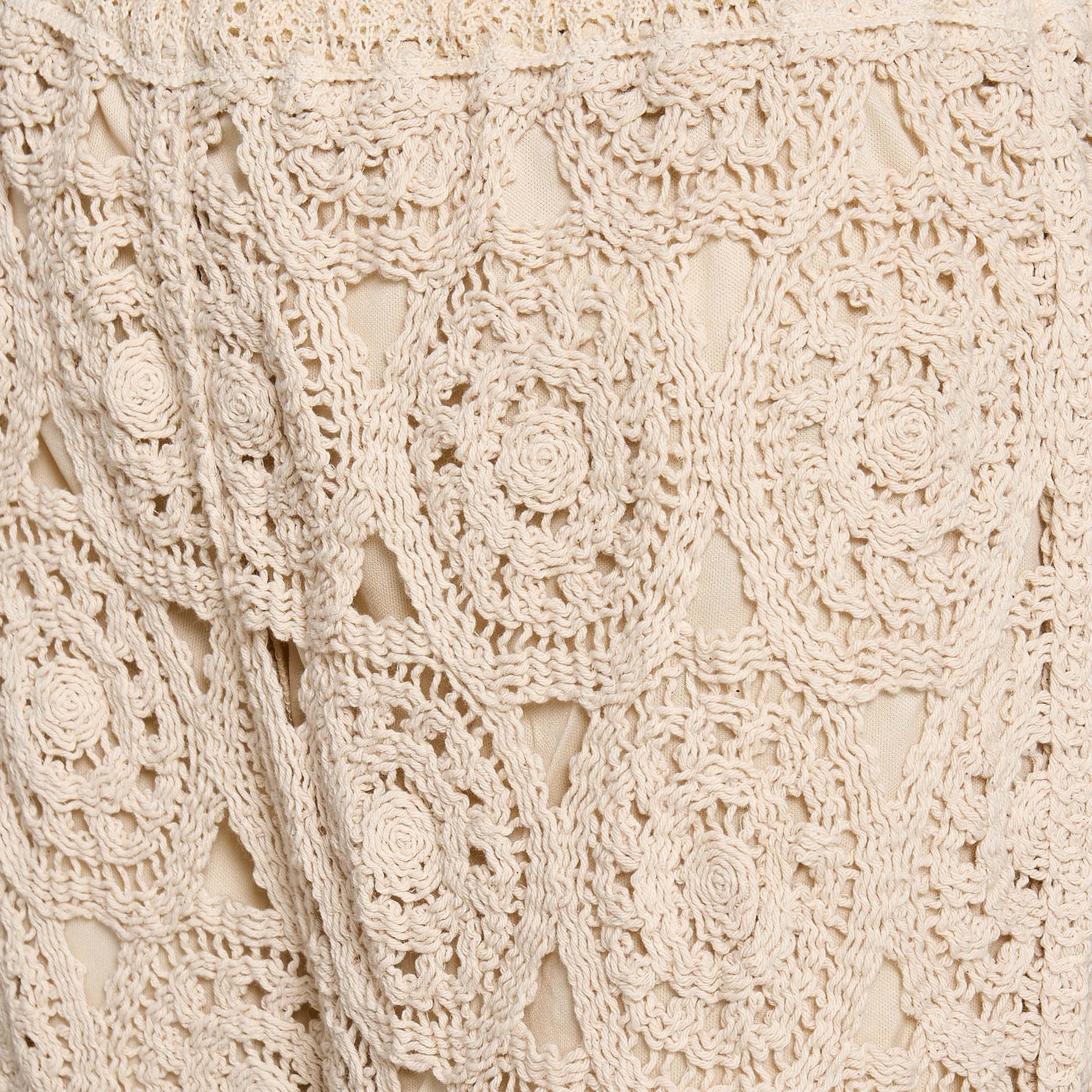 2Xtremz Flare Fit High-Rise Crochet Lace Detail Pants-women-clothing-coordsets-image-2