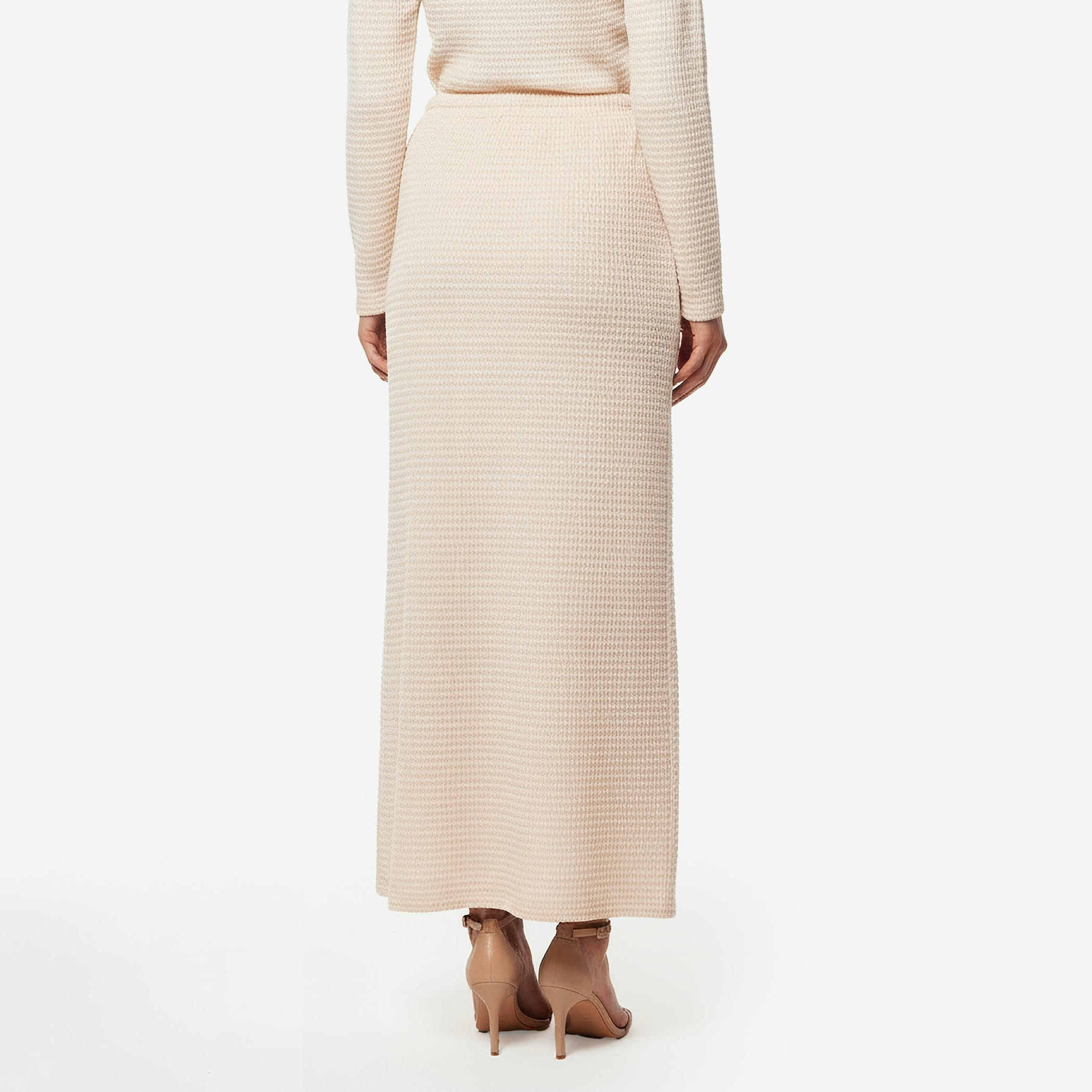 تنورة ماكسي بقصة إيه لاين بارزة الملمس ورباط إغلاق من تو إكستريمز-women-clothing-bottoms-skirts-image-2