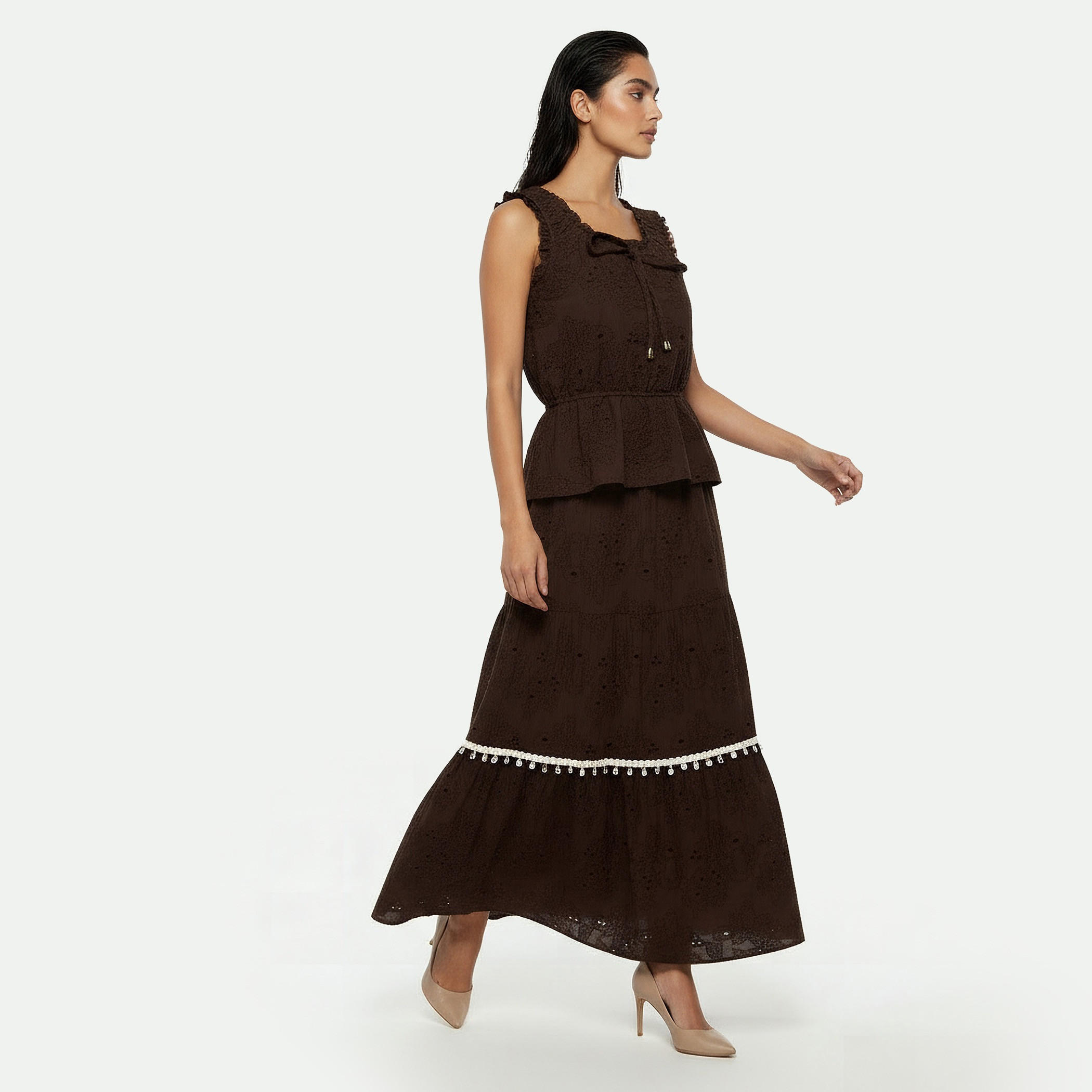 بلوزة قطن مطرزة بدون أكمام-women-clothing-coordsets-image-3