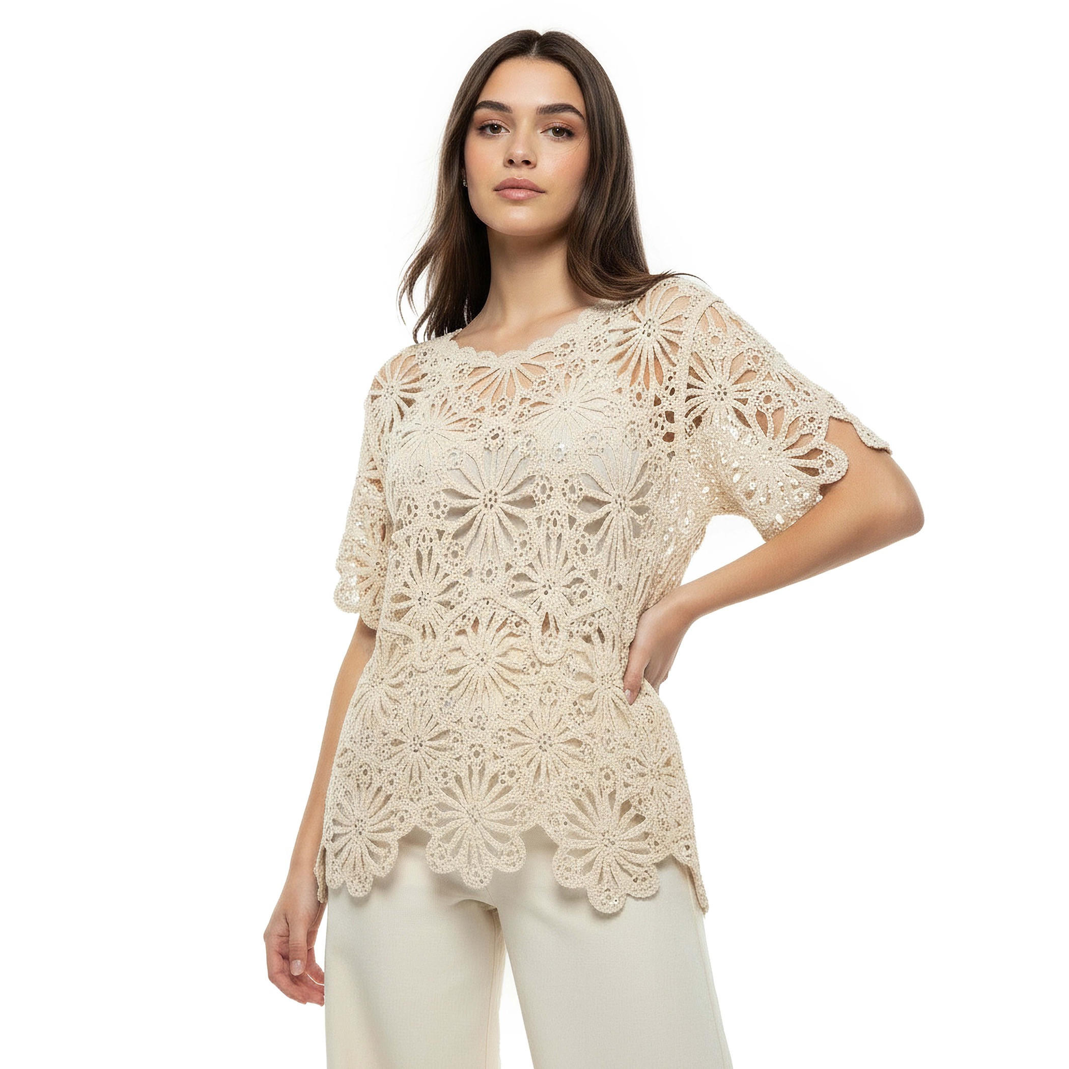 2Xtremz Woven Crochet Top with Sequin Detail-women-clothing-shirtsandblouses-blouses-image-5