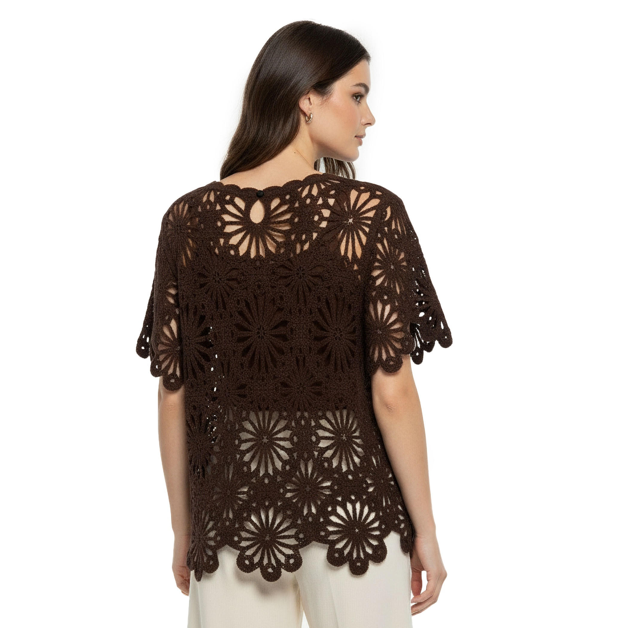 بلوزة كروشيه منسوجة بتفاصيل ترتر من تو إكستريمز-women-clothing-shirtsandblouses-blouses-image-4