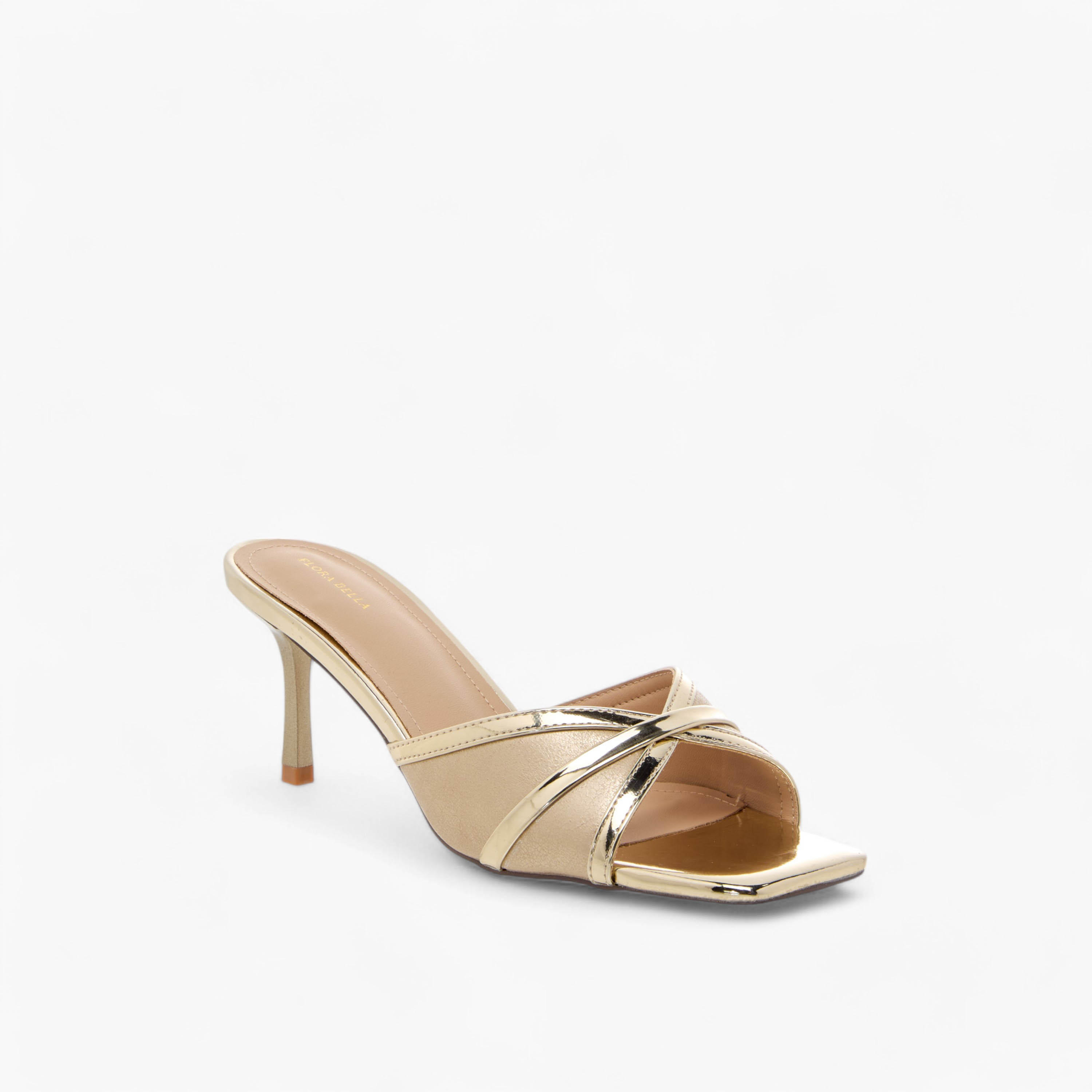 Flora Bella Metallic Slip-On Sandals with Stiletto Heels-women-shoes-sandals-heeled-image-2
