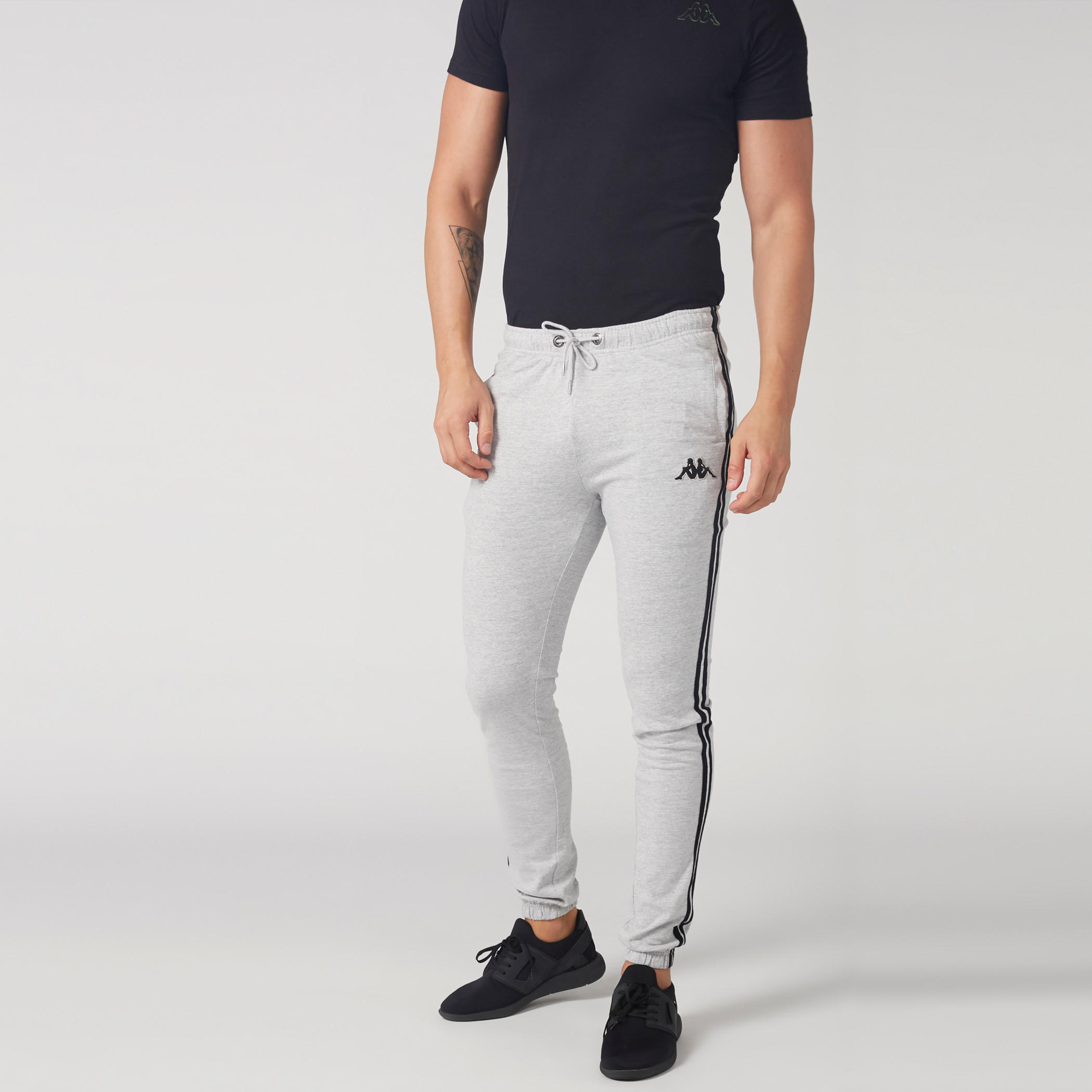 Kappa Tape and Pocket Detail Jog Pants with Drawstring-men-clothing-sportswearandactivewear-bottoms-image-1