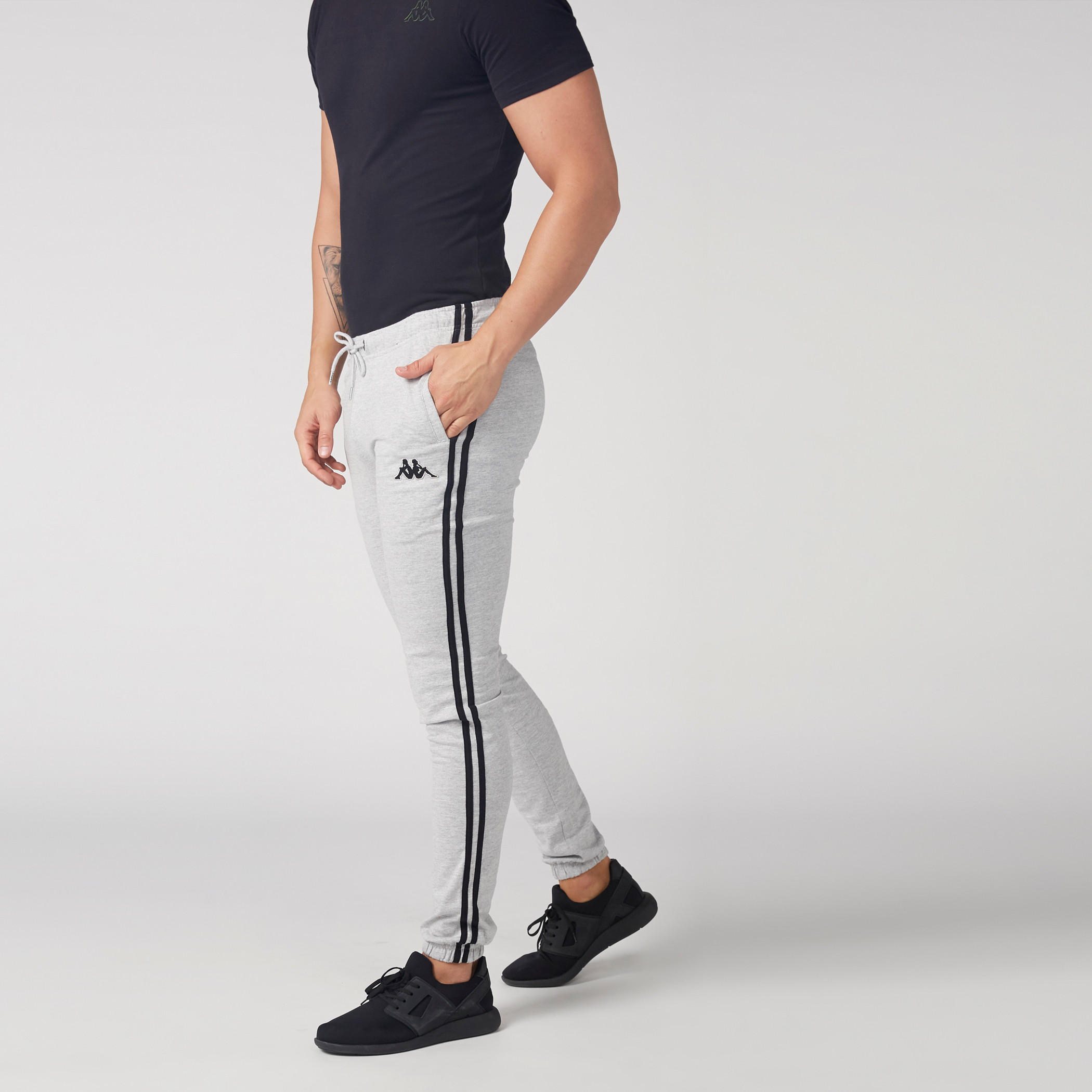 Kappa Tape and Pocket Detail Jog Pants with Drawstring-men-clothing-sportswearandactivewear-bottoms-image-3
