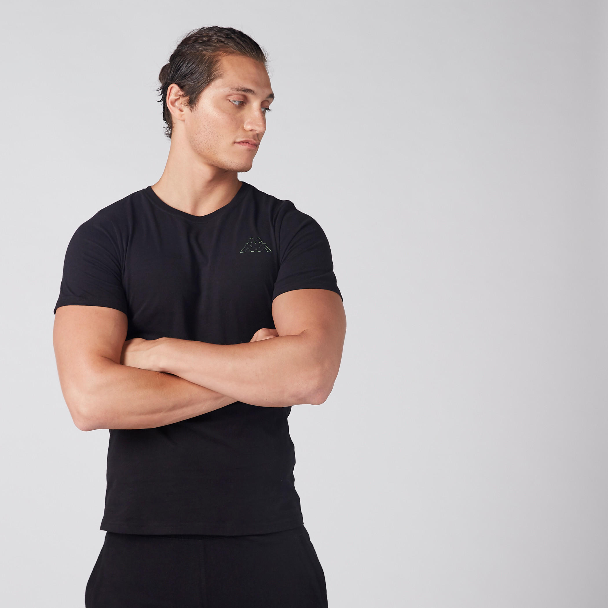 Kappa Crew Neck T-Shirt with Short Sleeves-men-clothing-tshirtsandpolos-tshirts-image-1