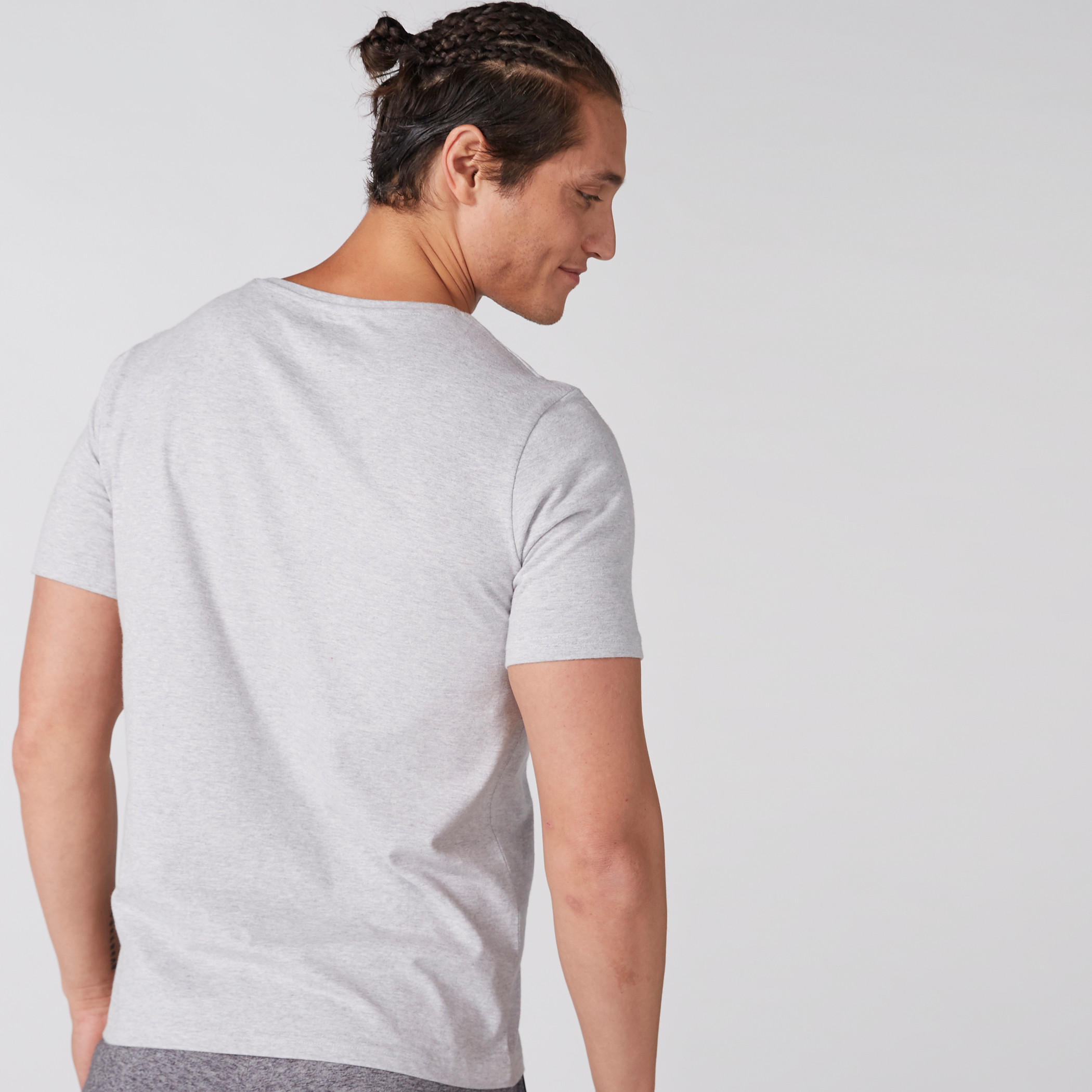 تيشيرت بياقة مستديرة وأكمام قصيرة من كابا-men-clothing-tshirtsandpolos-tshirts-image-2