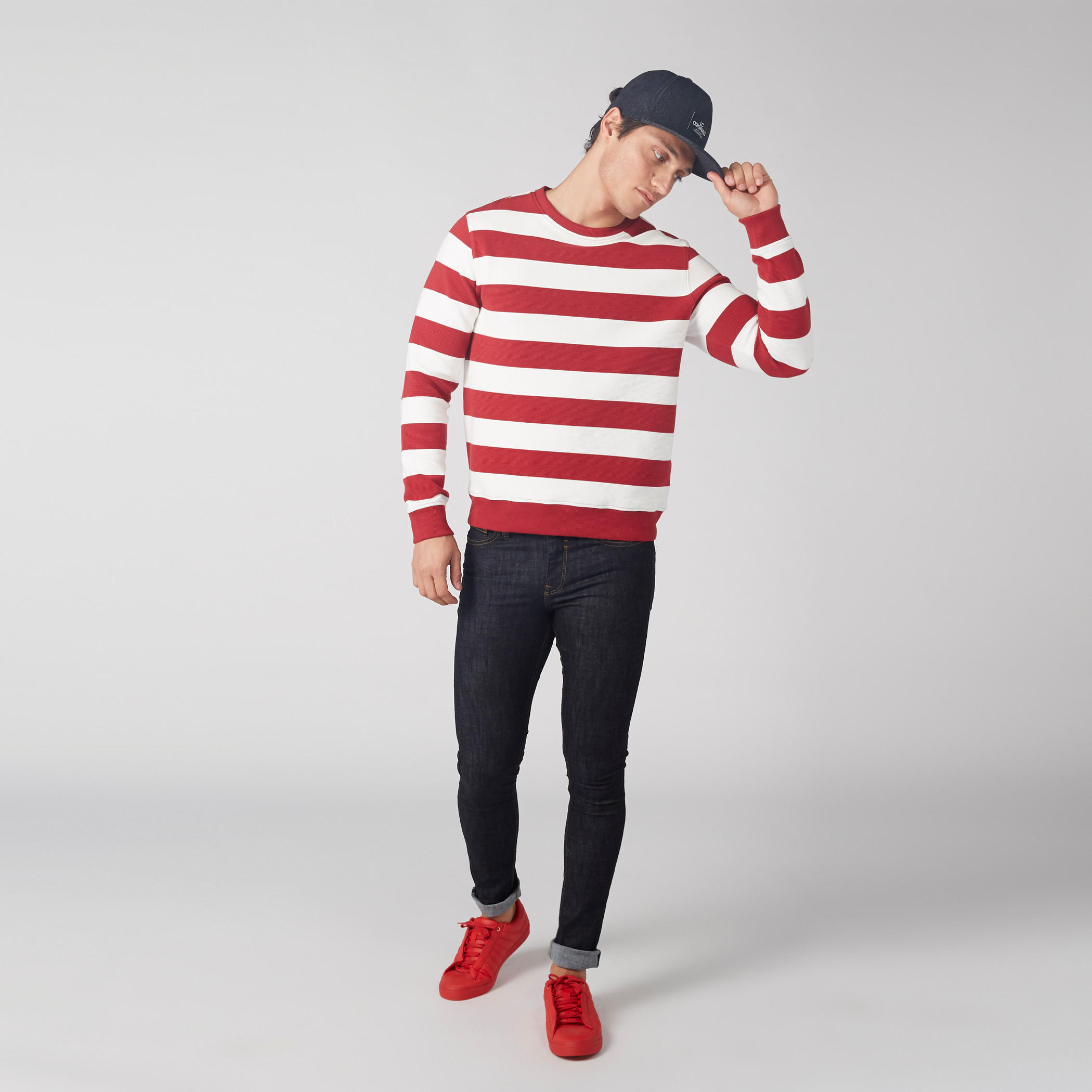 بنطال جينز طويل بجيب مطرّز وزر إغلاق من لي كوبر-men-clothing-bottoms-jeans-image-4