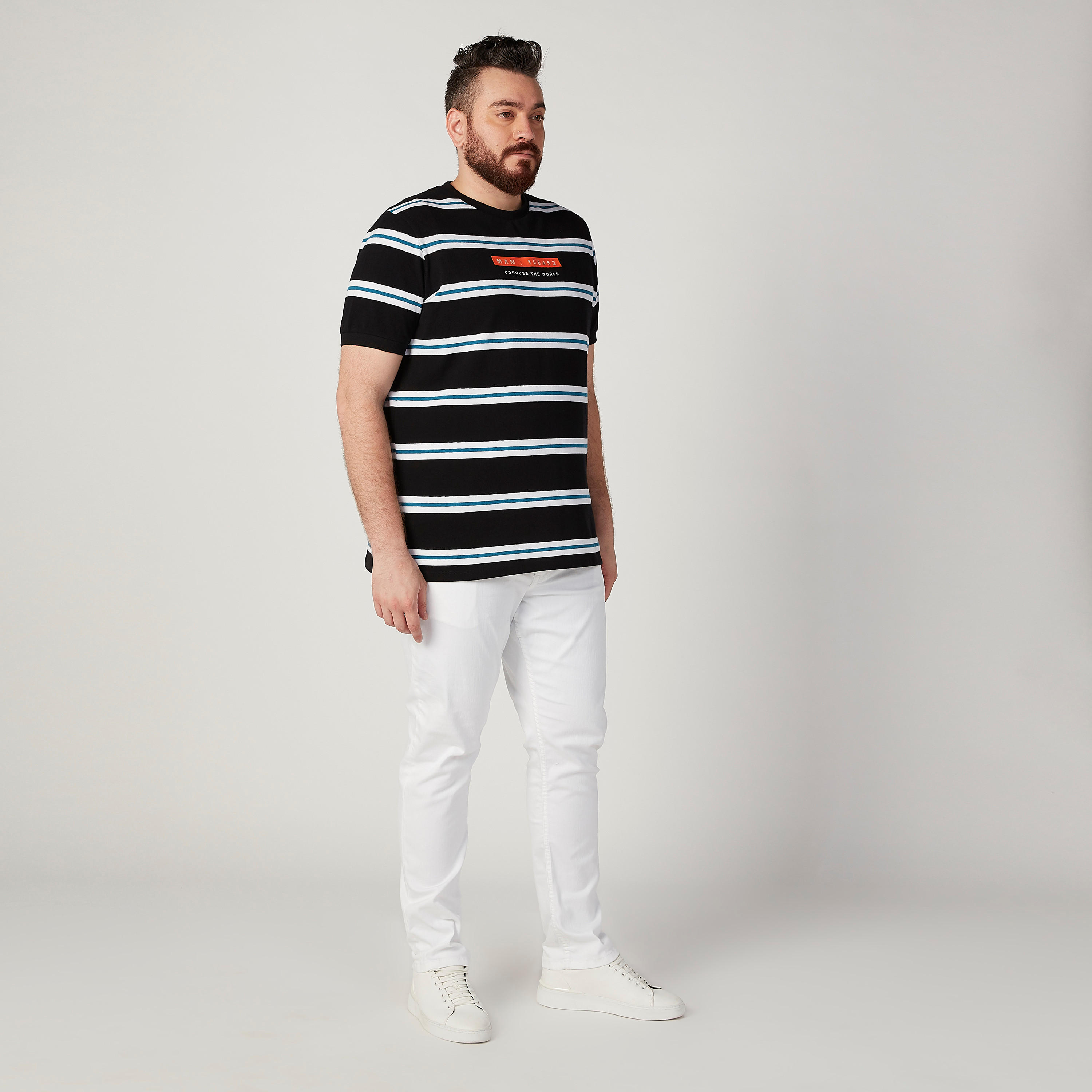 بنطال جينز سادة بجيوب وحلقات للحزام من لي كوبر-men-clothing-bottoms-jeans-image-2