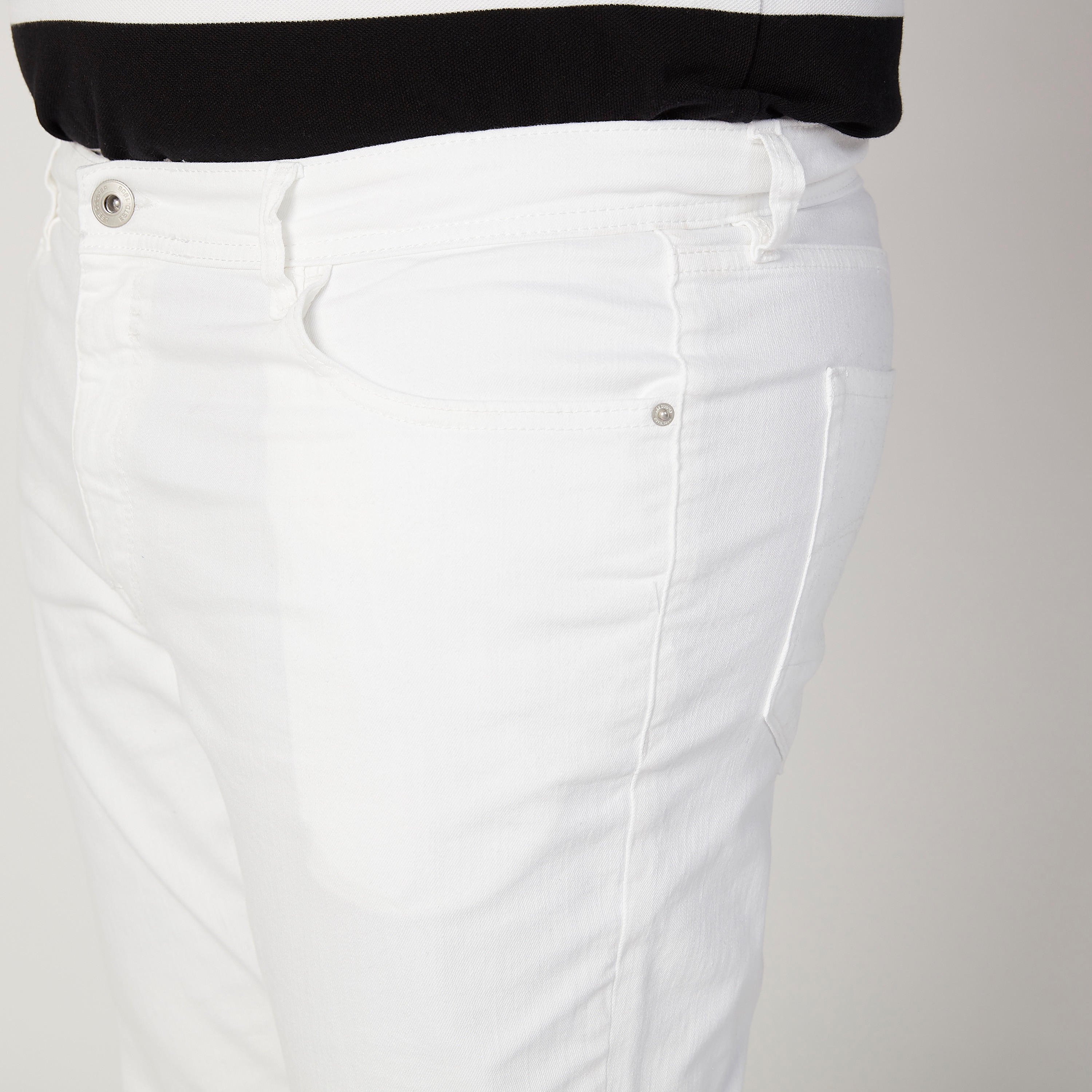 بنطال جينز سادة بجيوب وحلقات للحزام من لي كوبر-men-clothing-bottoms-jeans-image-3
