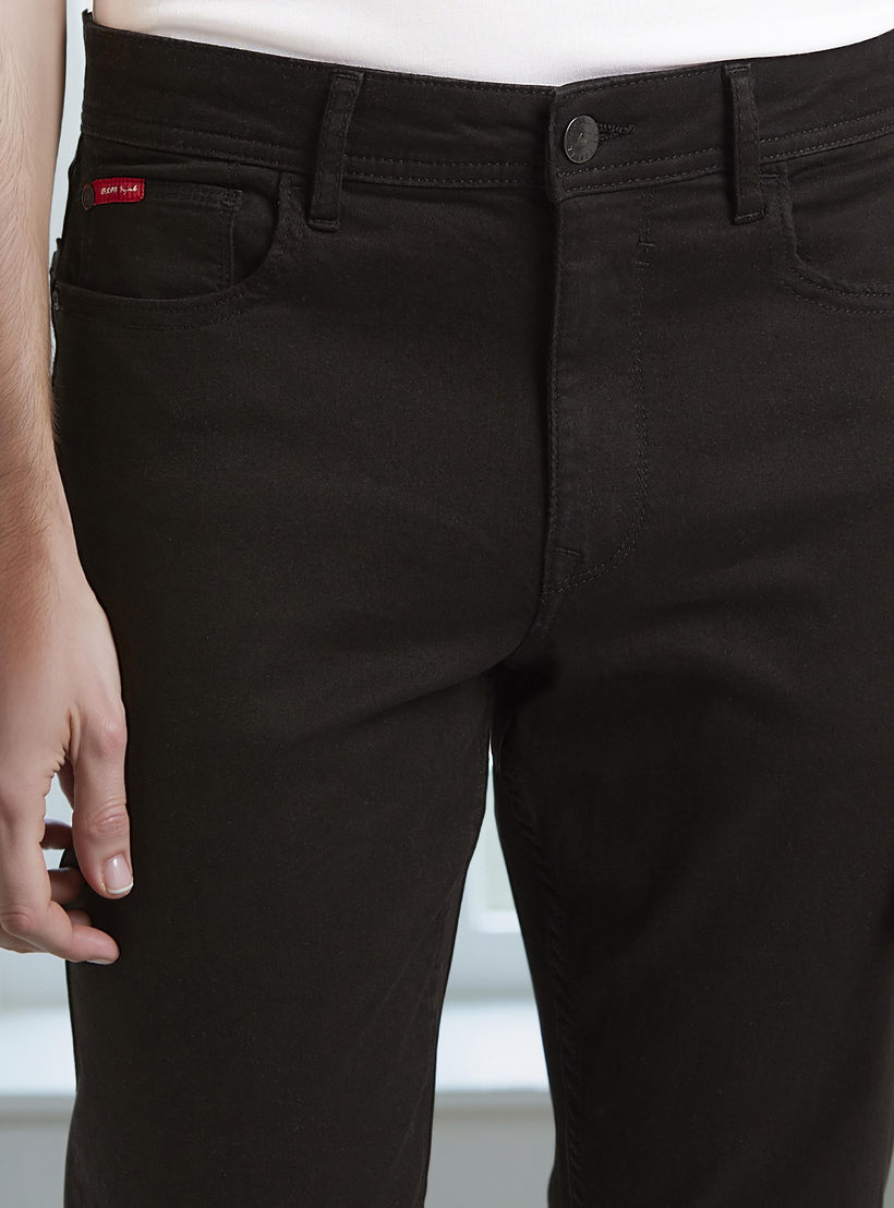 بنطلون جيز طويل بجيوب وحلقات للحزام من لي كوبر-men-clothing-bottoms-jeans-image-3