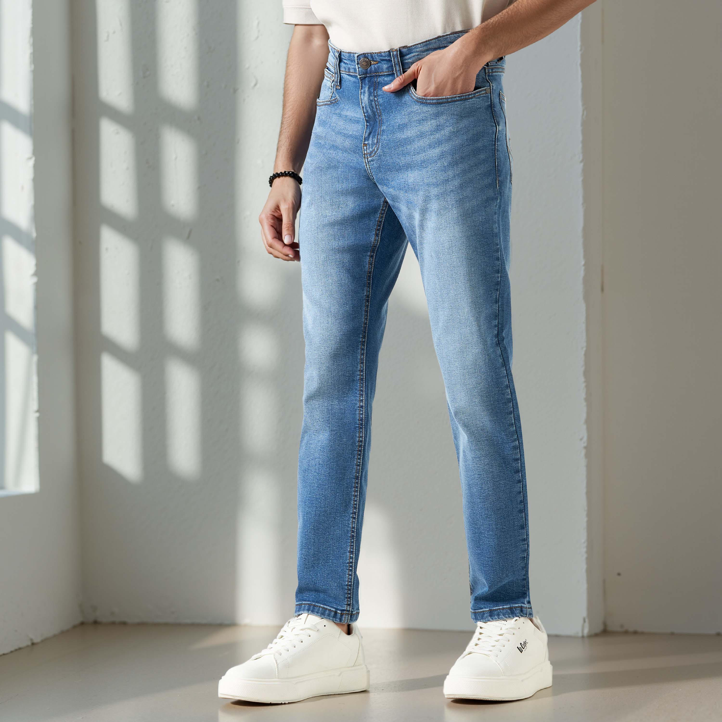 بنطلون جينز بجيوب من لي كوبر-men-clothing-bottoms-jeans-image-2