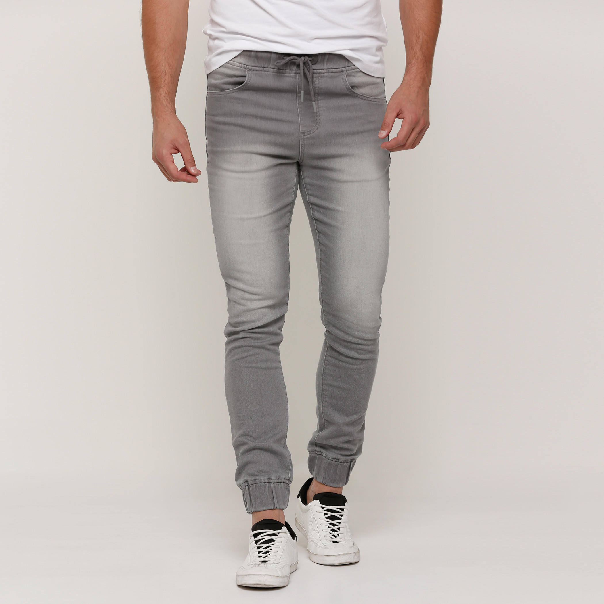 بنطال رياضي طويل بخصر مطّاطي من لي كوبر-men-clothing-bottoms-joggers-image-5