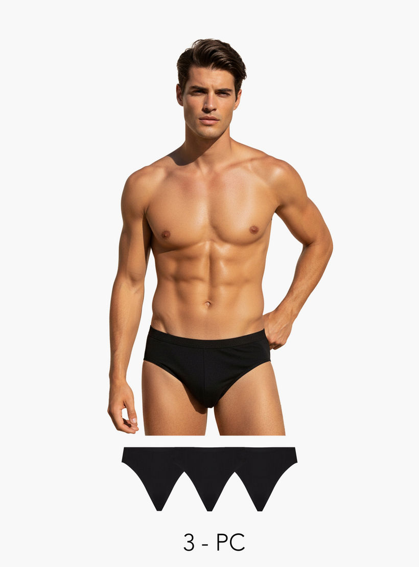 Set of 3 - Assorted Briefs with Elasticised Waistband-men-clothing-innerwear-underwear-image-1