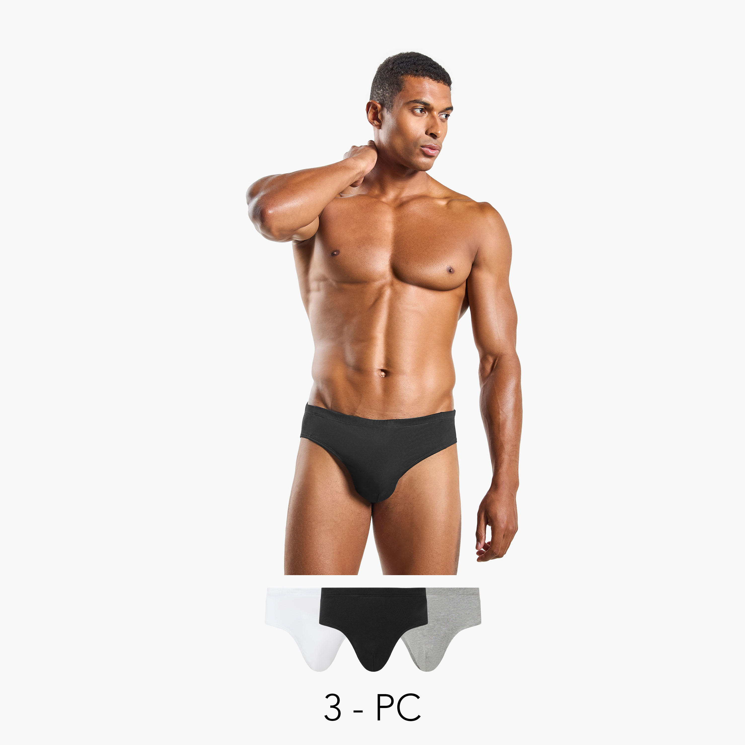 طقم سراويل داخلية 3 قطع متنوعة بخصر مطّاطي-men-clothing-innerwear-underwear-image-1