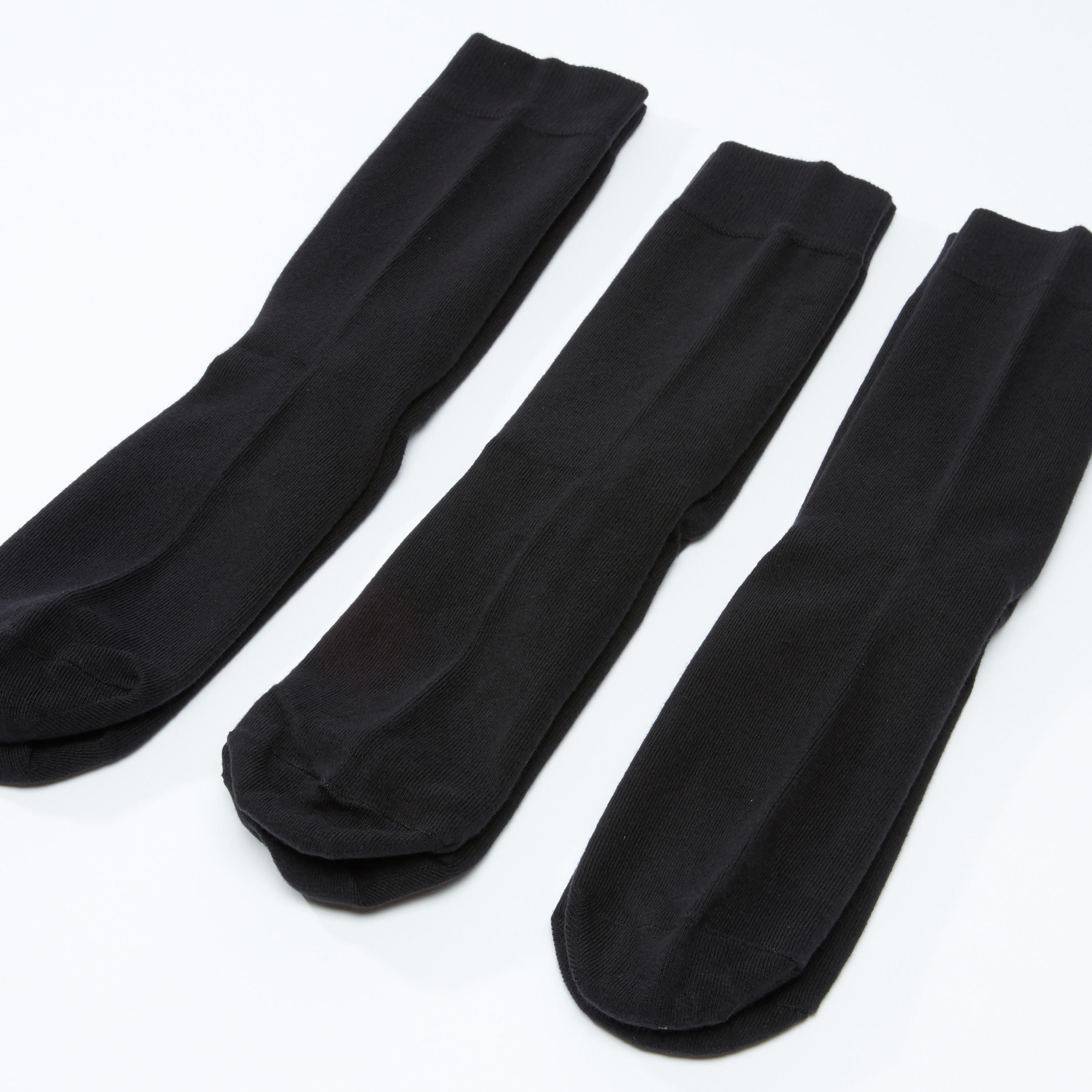 جوارب بارزة الملمس بطول متوسط - طقم من 3 أزواج-men-socks-image-2
