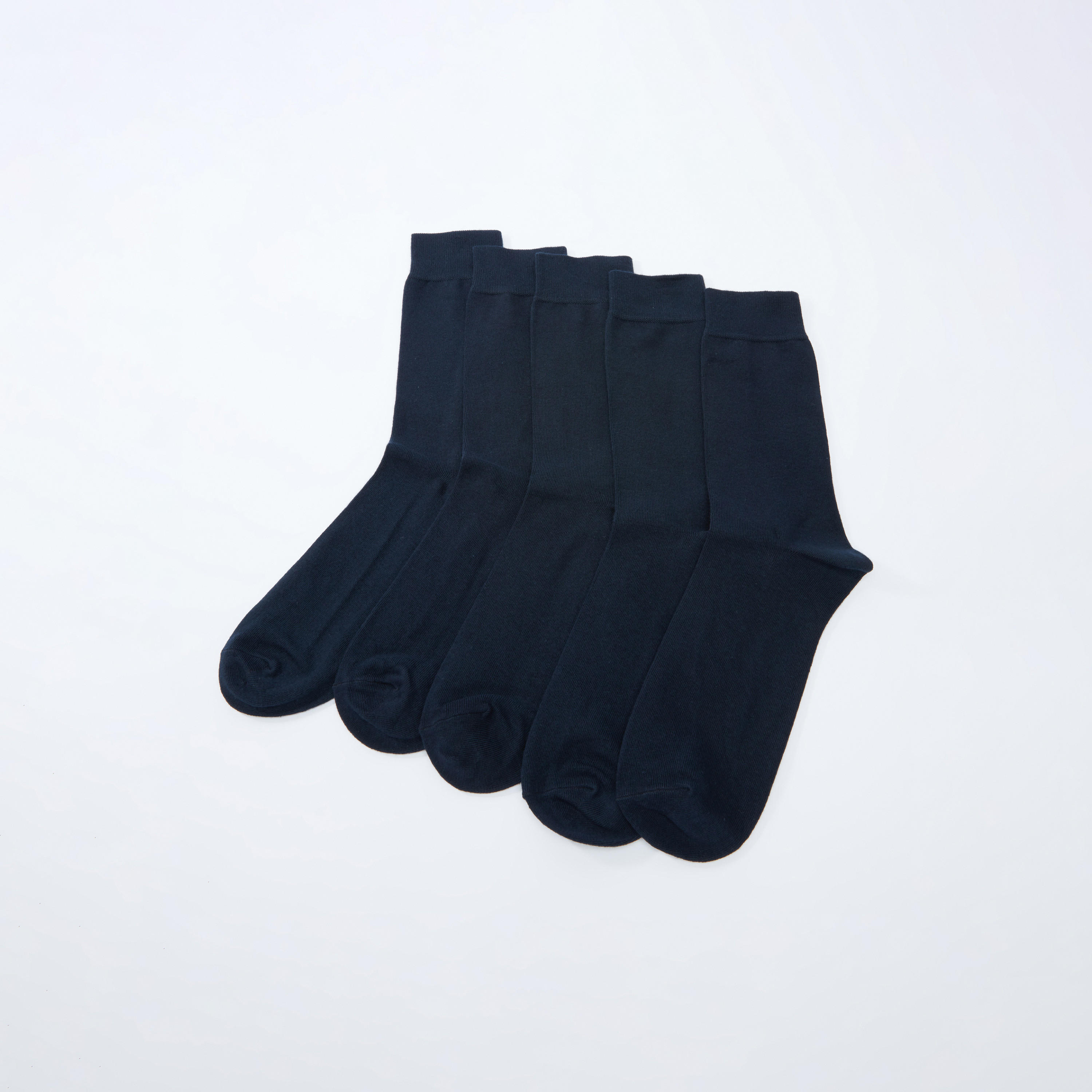 جوارب بطول ربلة الساق - طقم من 5 أزواج-men-socks-image-2