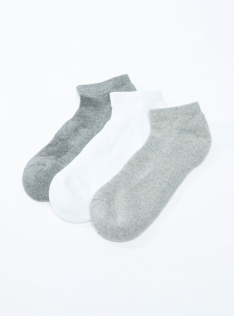 Set of 3 - Ribbed Ankle Length Socks-men-socks-image-2