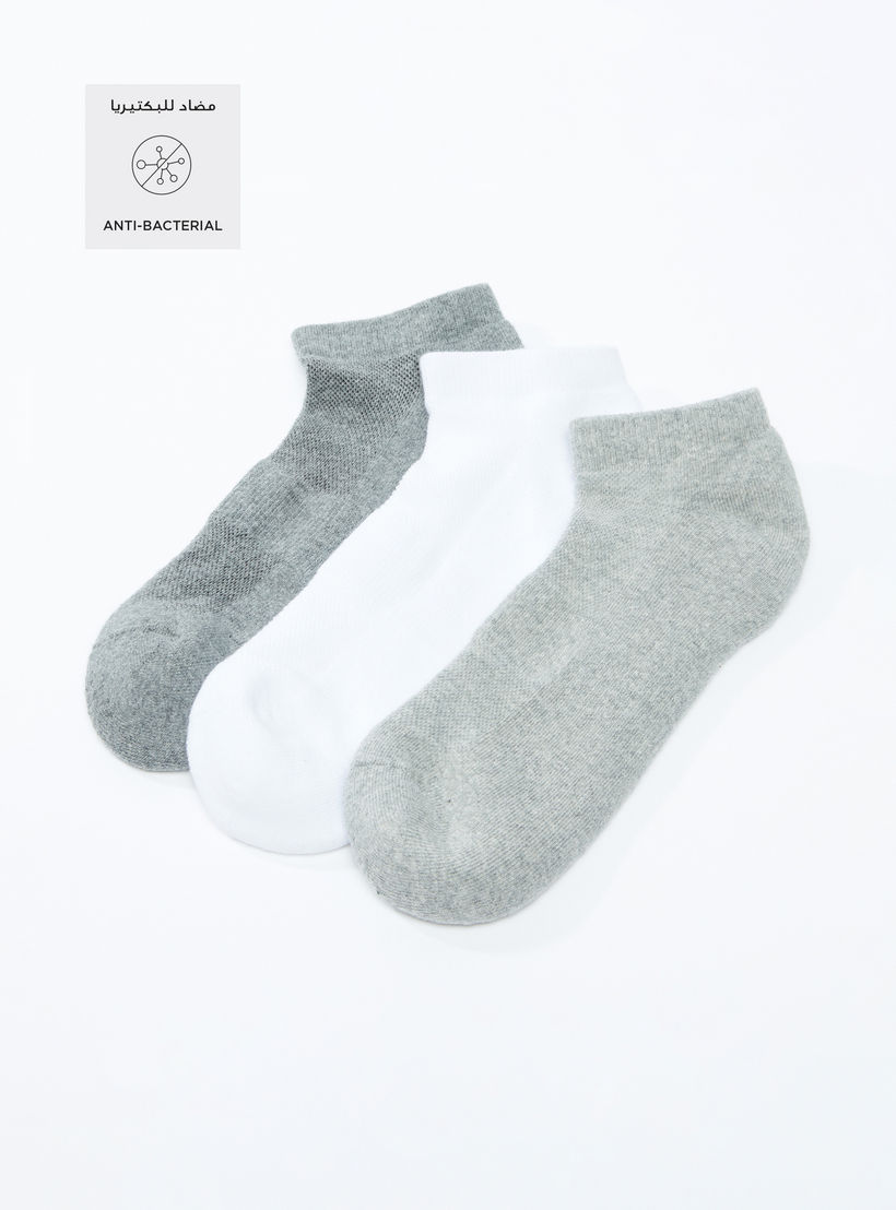 Set of 3 - Ribbed Ankle Length Socks-men-socks-image-2