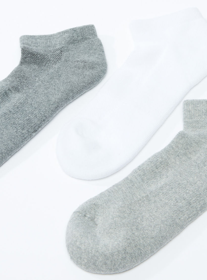 Set of 3 - Ribbed Ankle Length Socks-men-socks-image-3