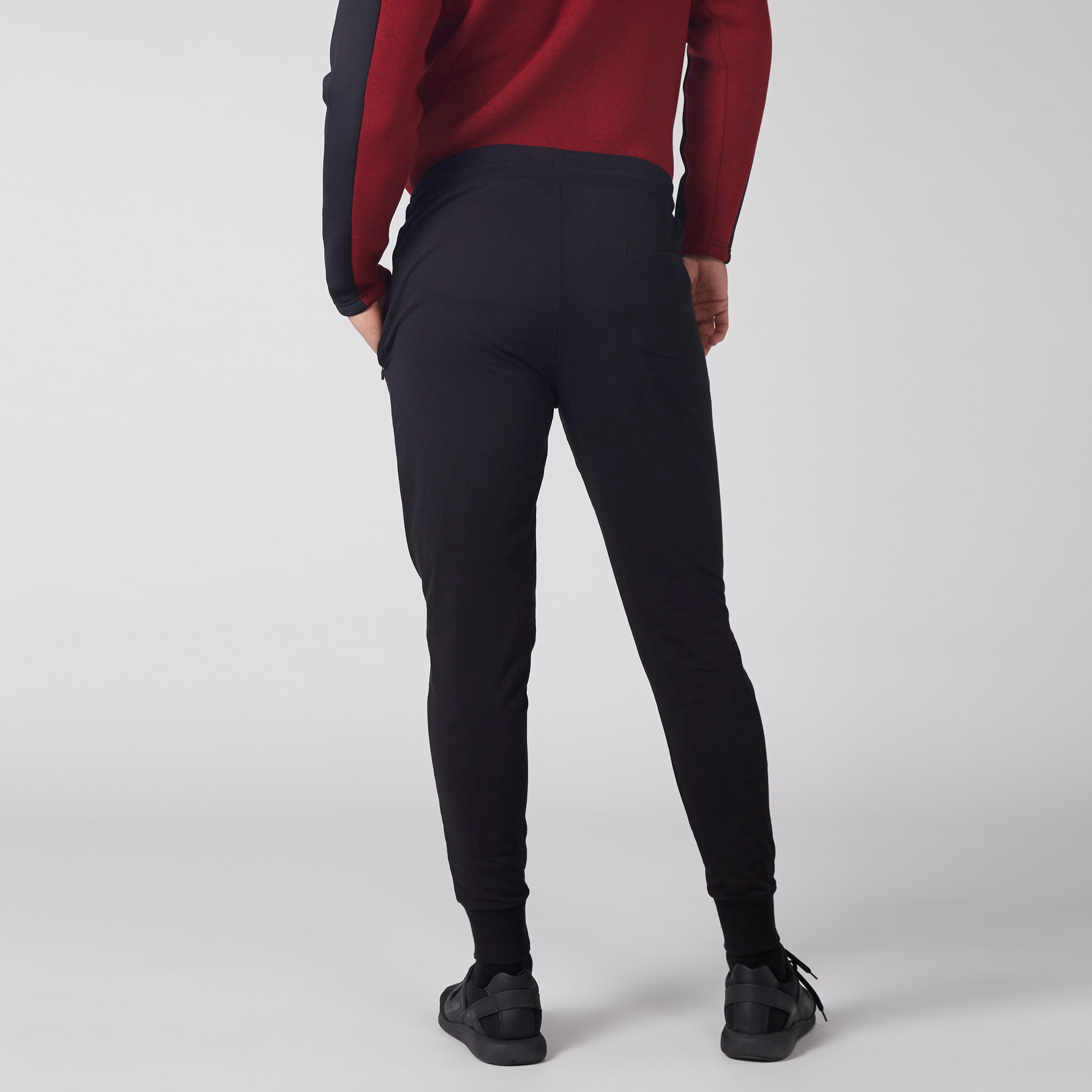 بنطال رياضي طويل بخصر مطّاطي وجيوب-men-clothing-sportswearandactivewear-bottoms-image-5